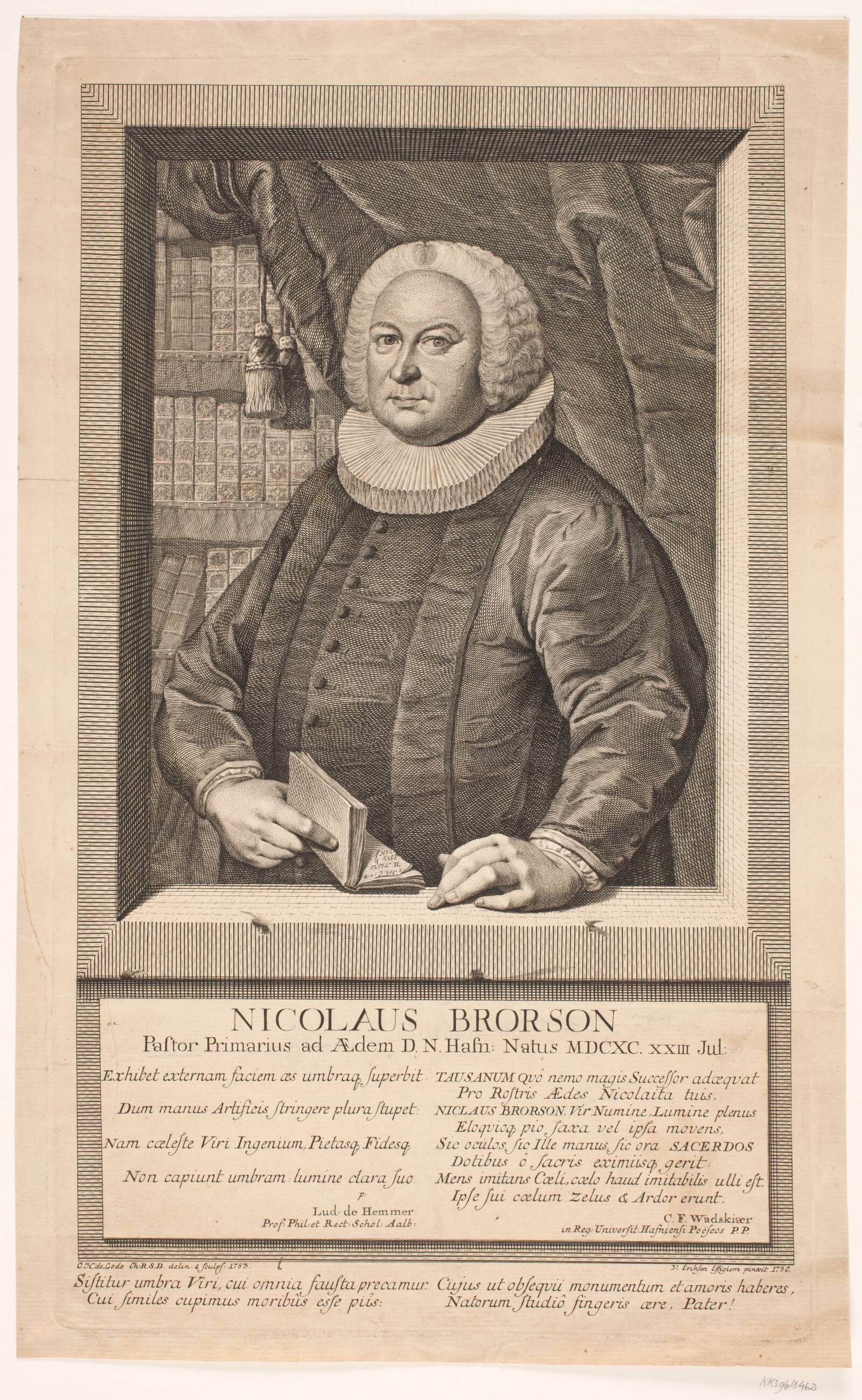 Nicolai Brorson, Odvardt Helmoldt de Lode, 1753
