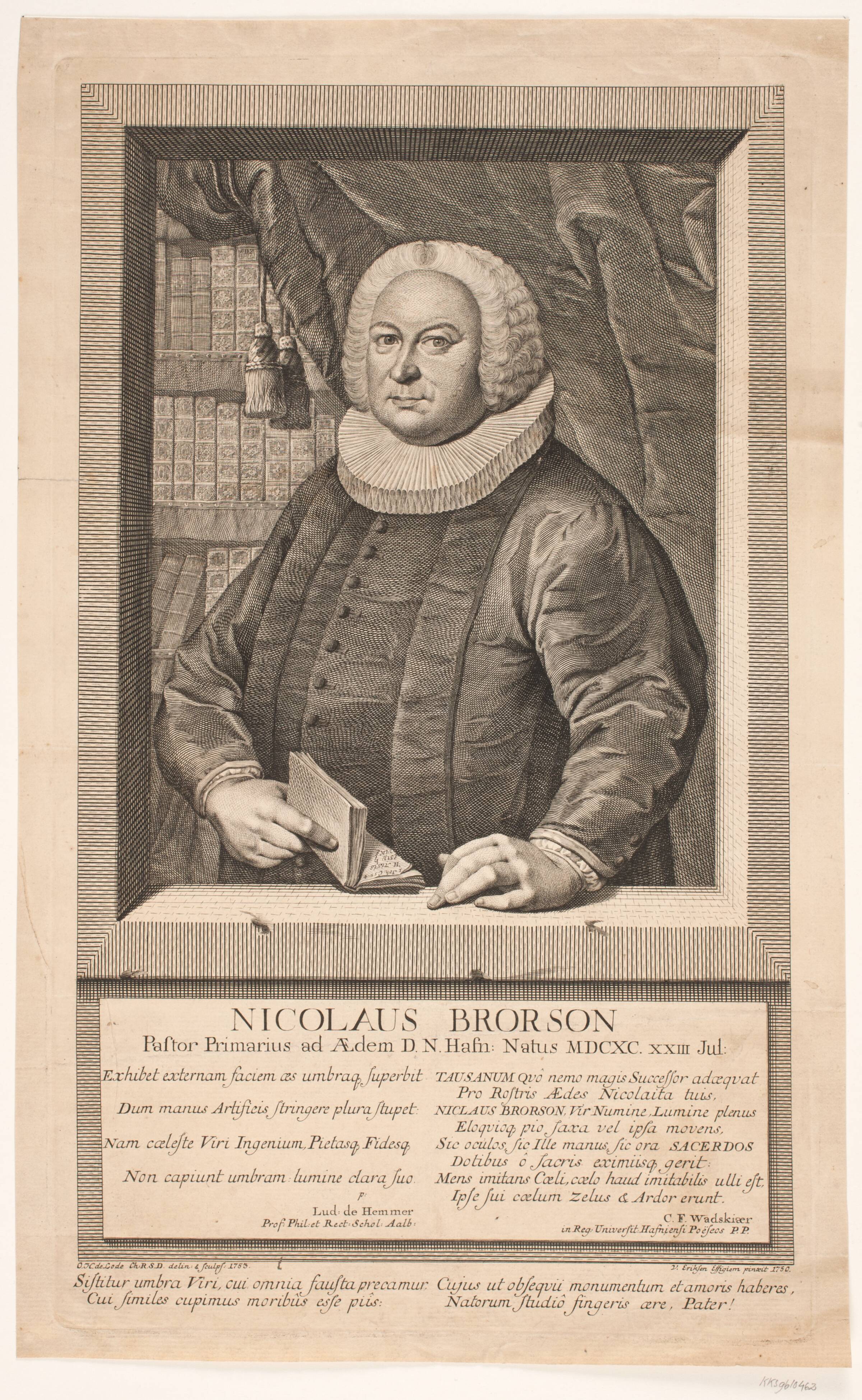 Nicolai Brorson, Odvardt Helmoldt de Lode, 1753