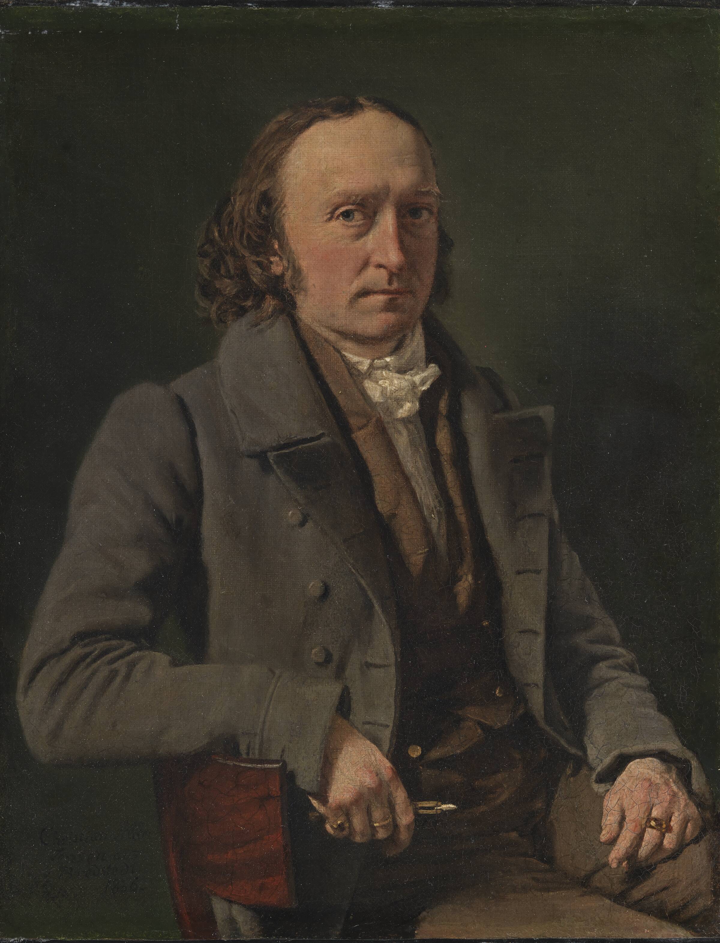 Selvportræt, C.A. Jensen, 1836