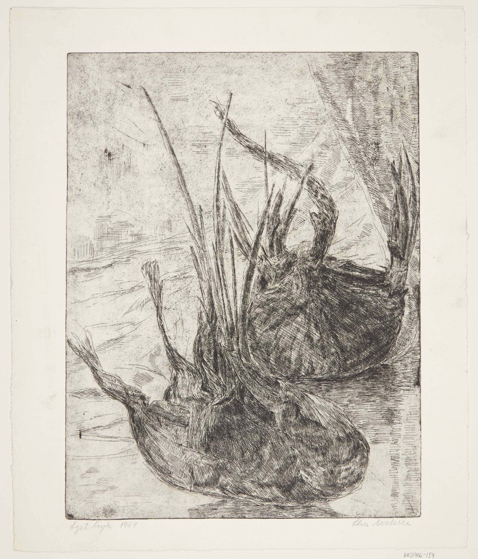 To spirende løg, Elsa Nielsen, 1964