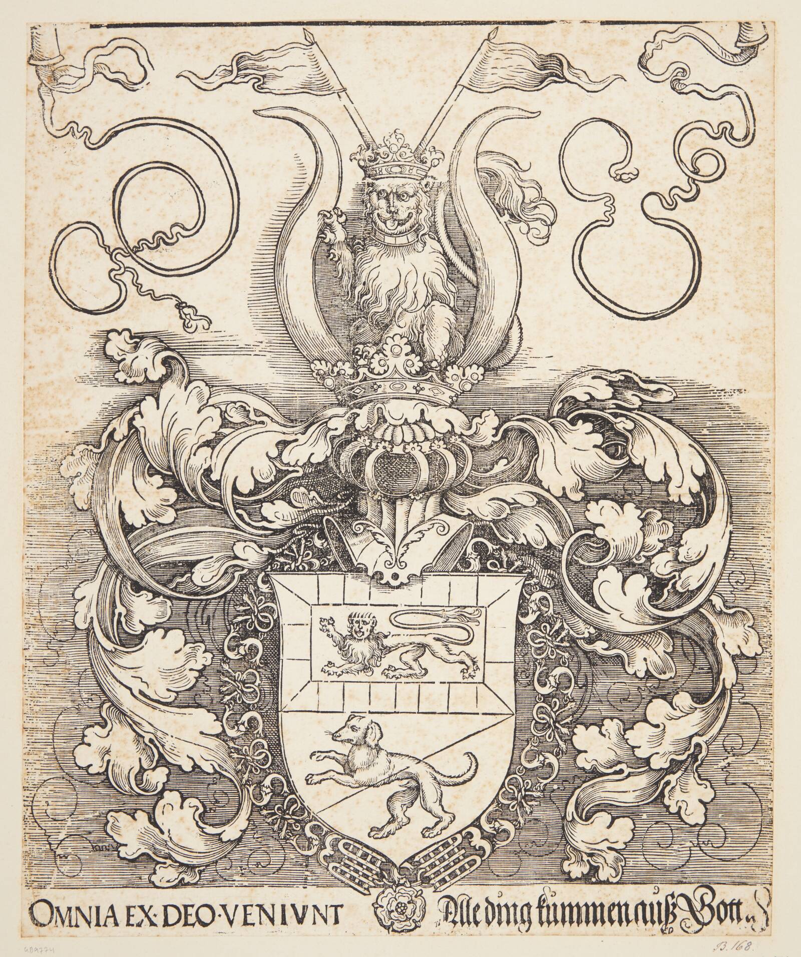 Lorenz Staiber's våben, Albrecht Dürer, 1521