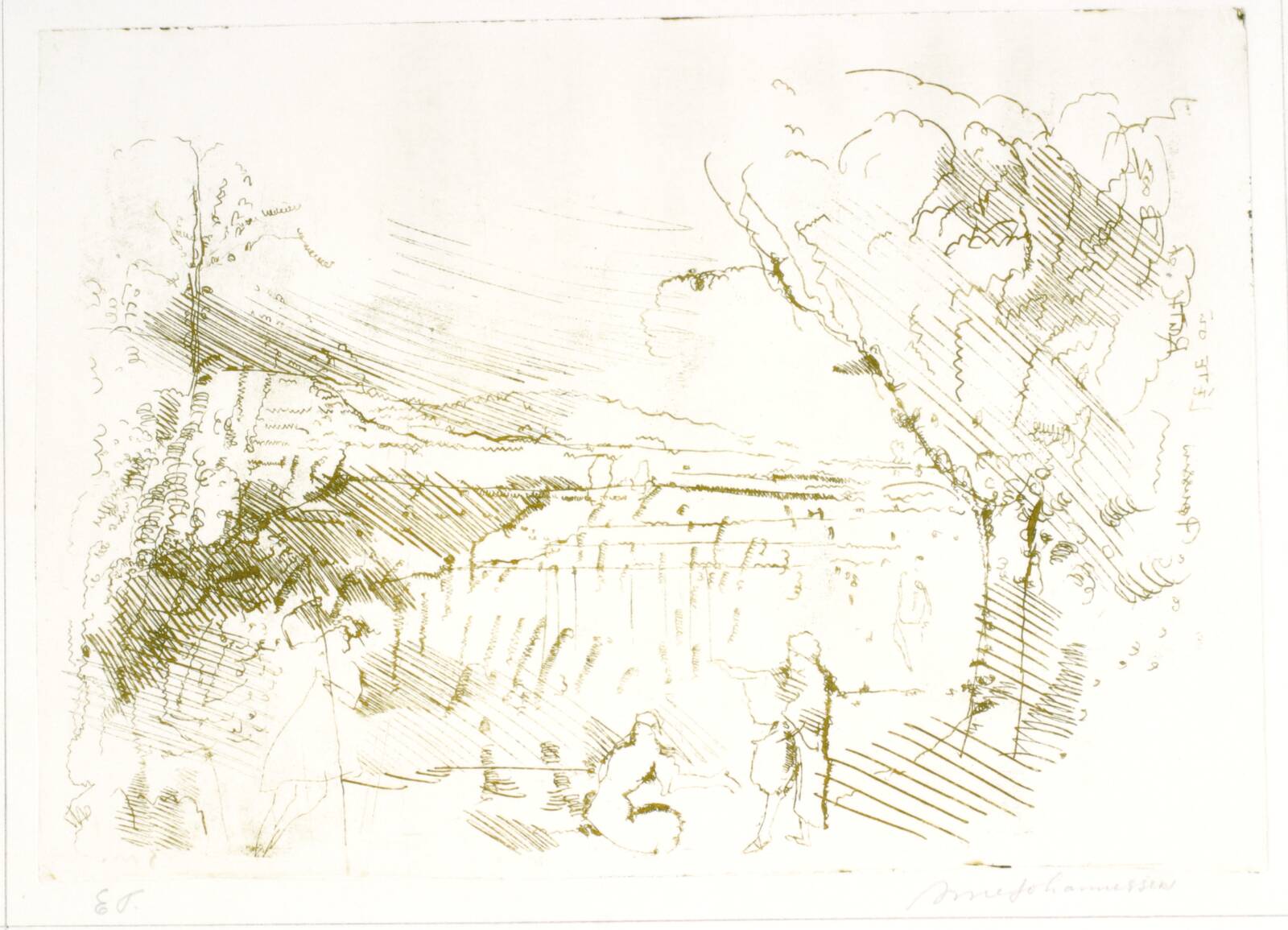 Sommeren. Efter Poussin (i Louvre, Paris), Arne Johannessen, 1963
