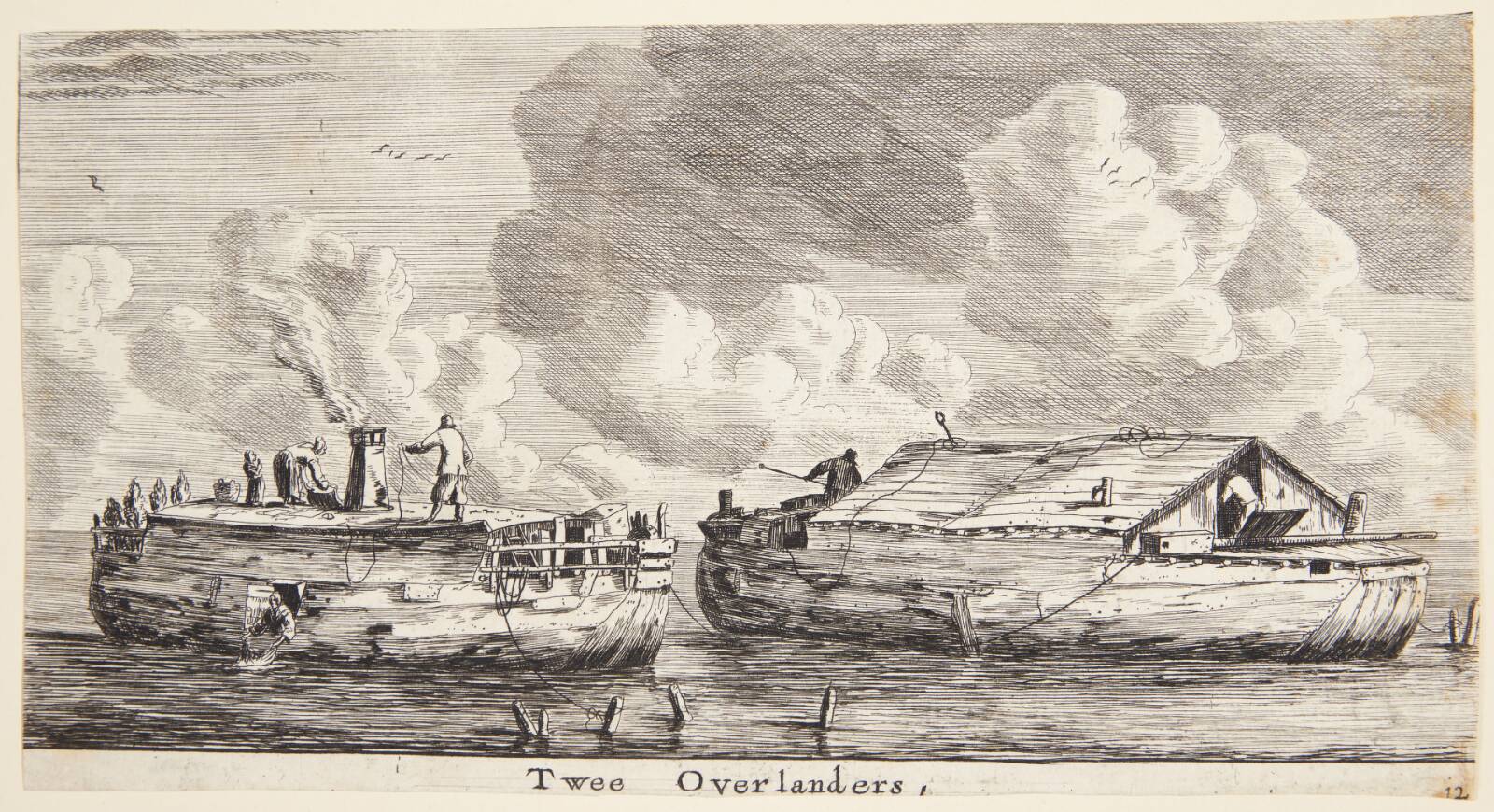 To husbåde, Reinier Zeeman, 1652-1654