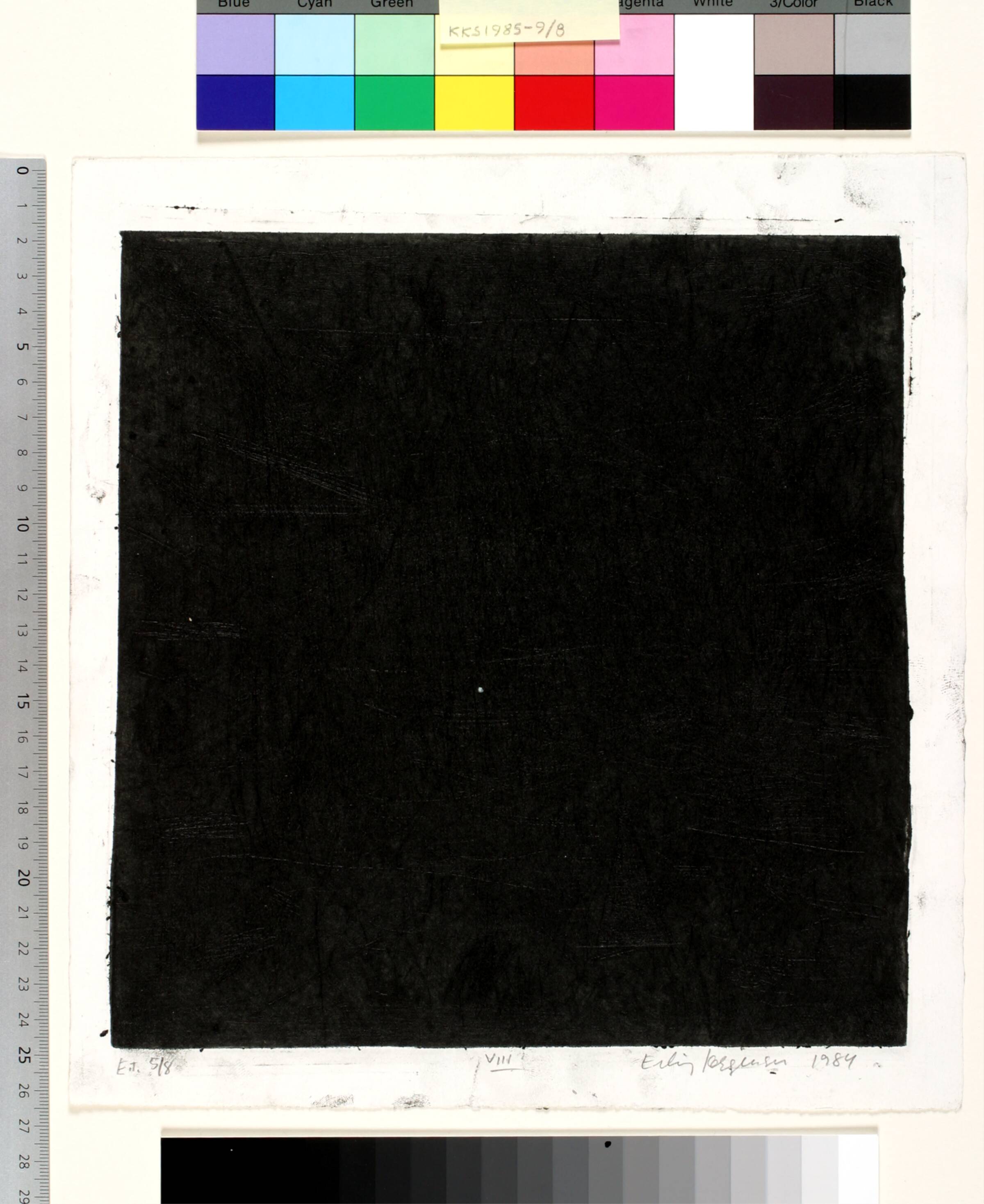 Dagbogsblad VIII, Erling Jørgensen, 1984