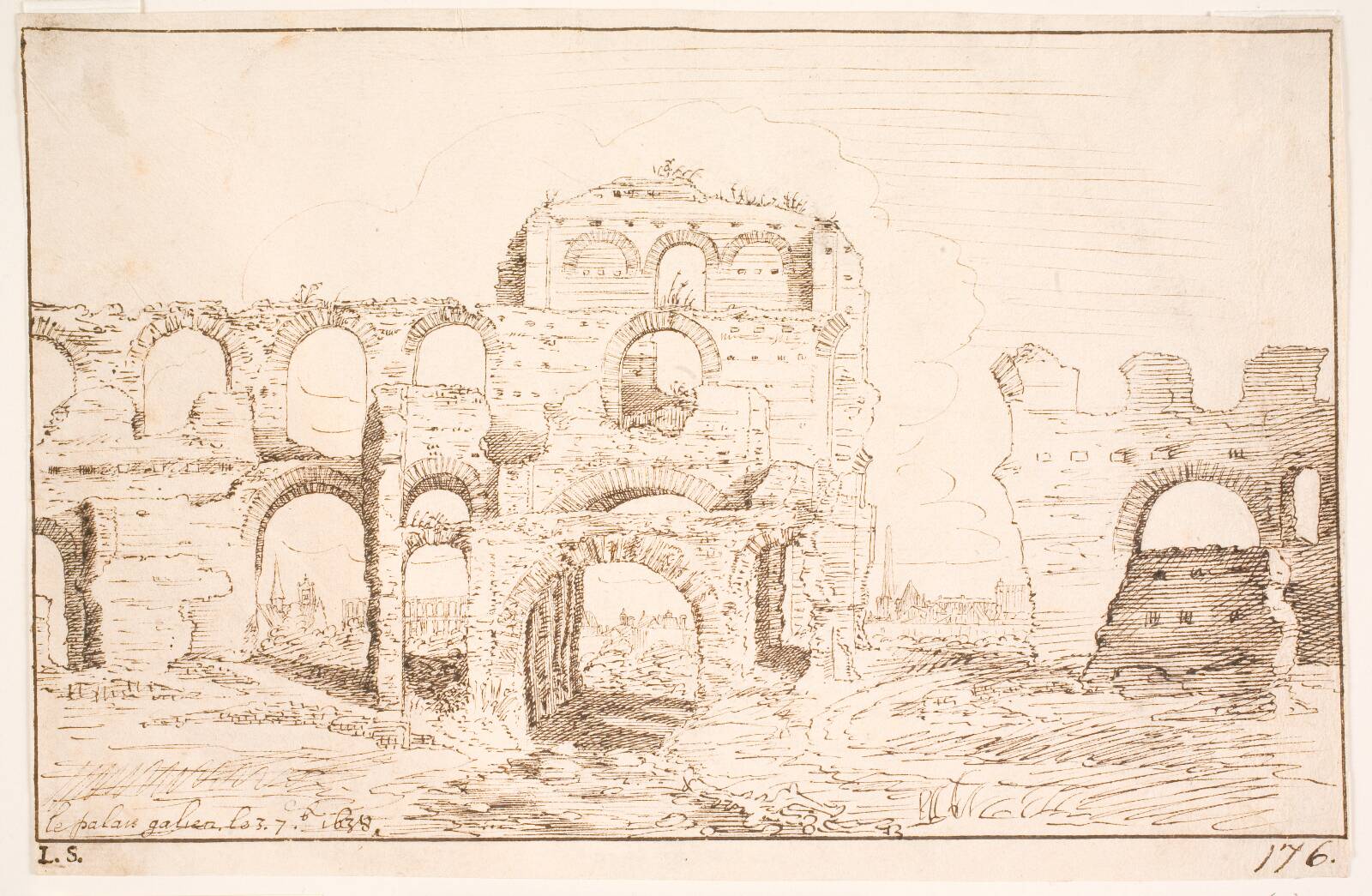 Le palais galien, Bourdeaux, Herman van der Hem, 1638