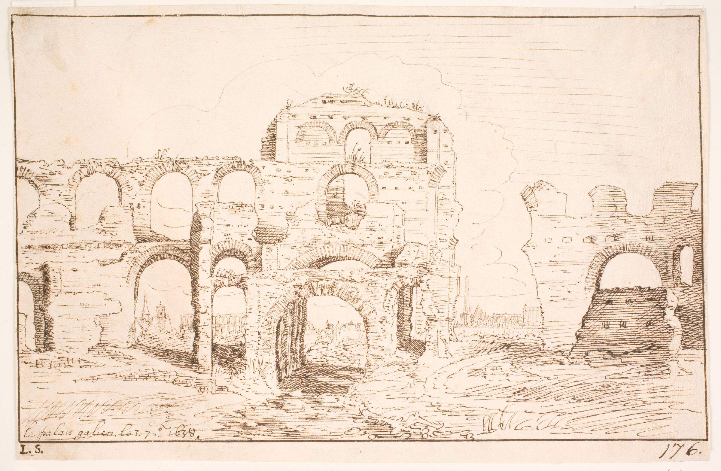 Le palais galien, Bourdeaux, Herman van der Hem, 1638