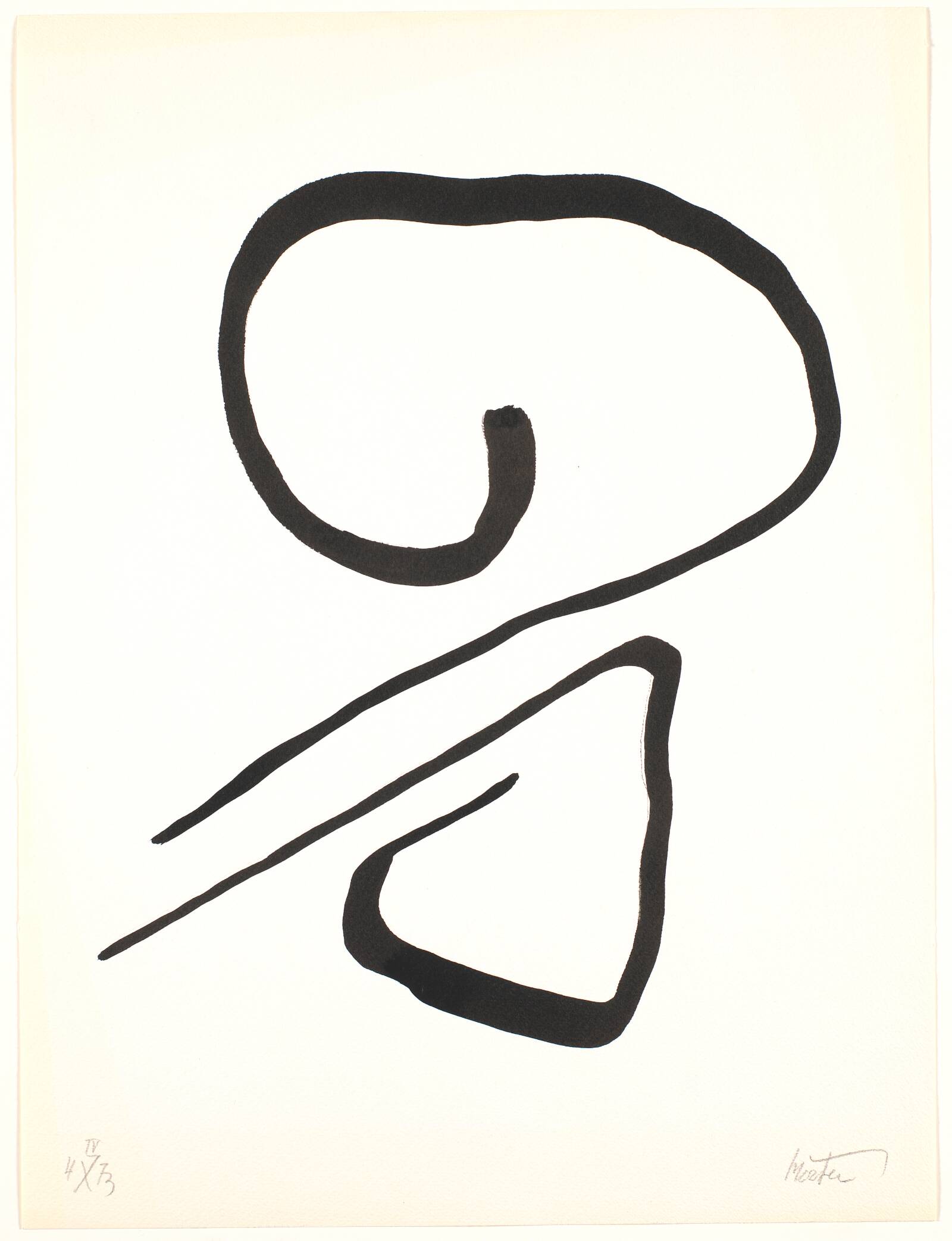 Penseltegn, Richard Mortensen, 1973