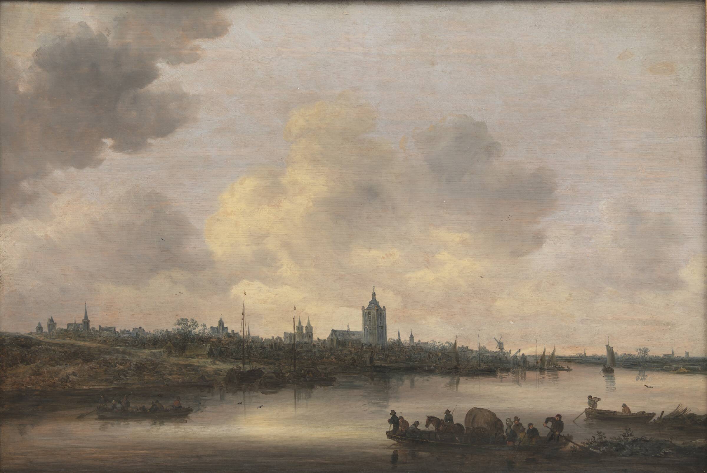 Prospekt af byen Arnhem, Jan Josefsz van Goyen, 1646