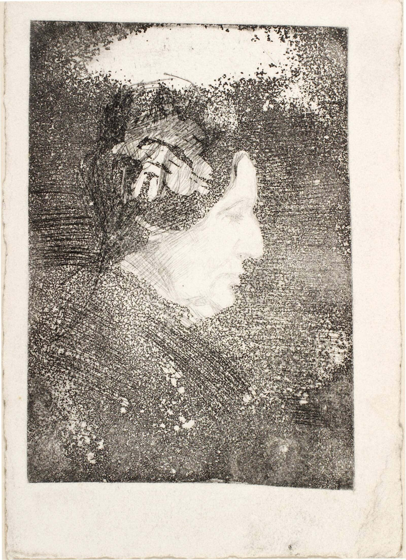 Kunstnerens moder, Oluf Hartmann, 1907