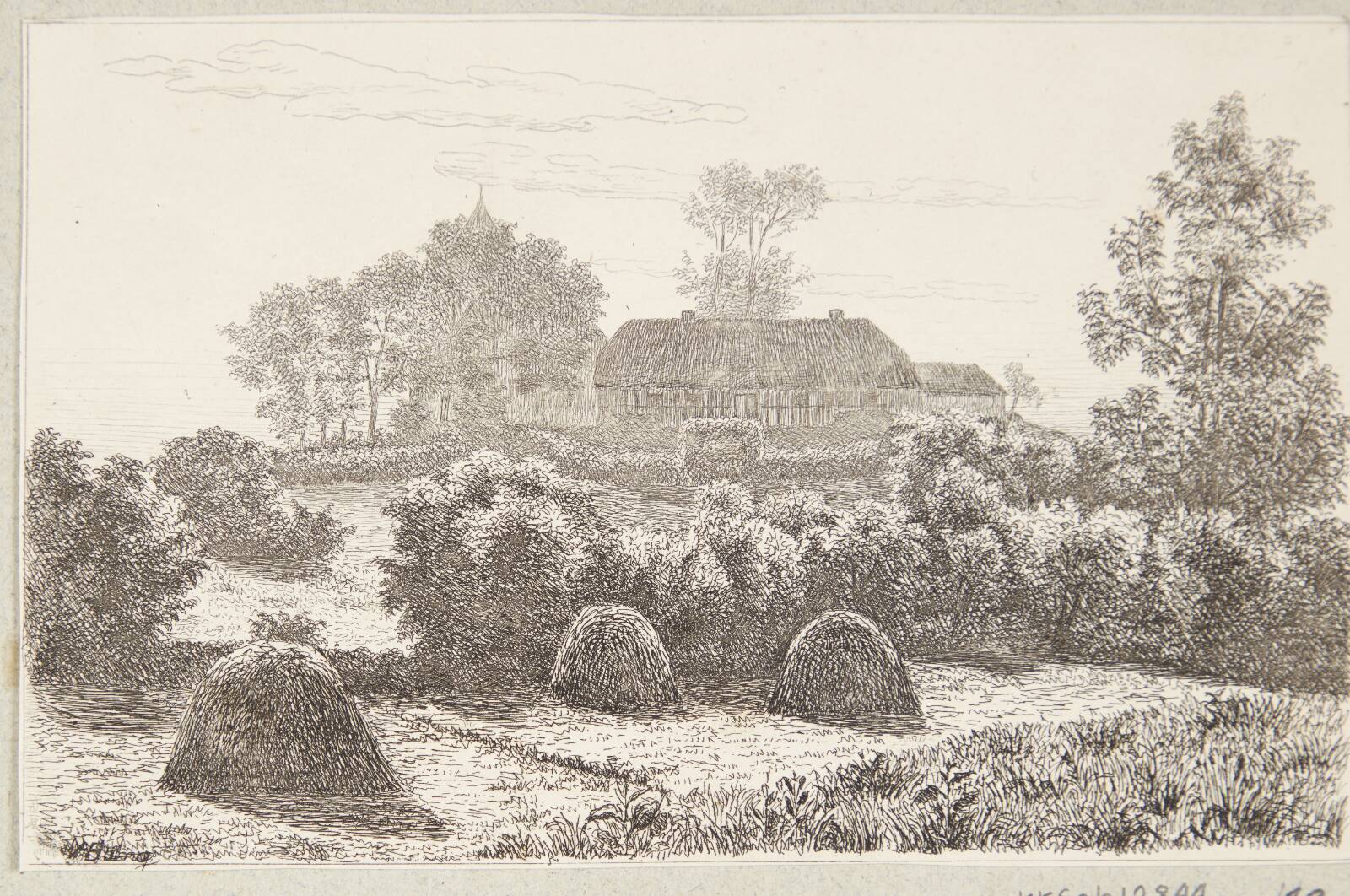En præstegård, Ville Bang, 1848-1932