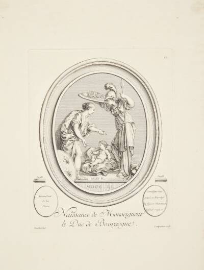 M. le Duc af Bourgognes fødsel