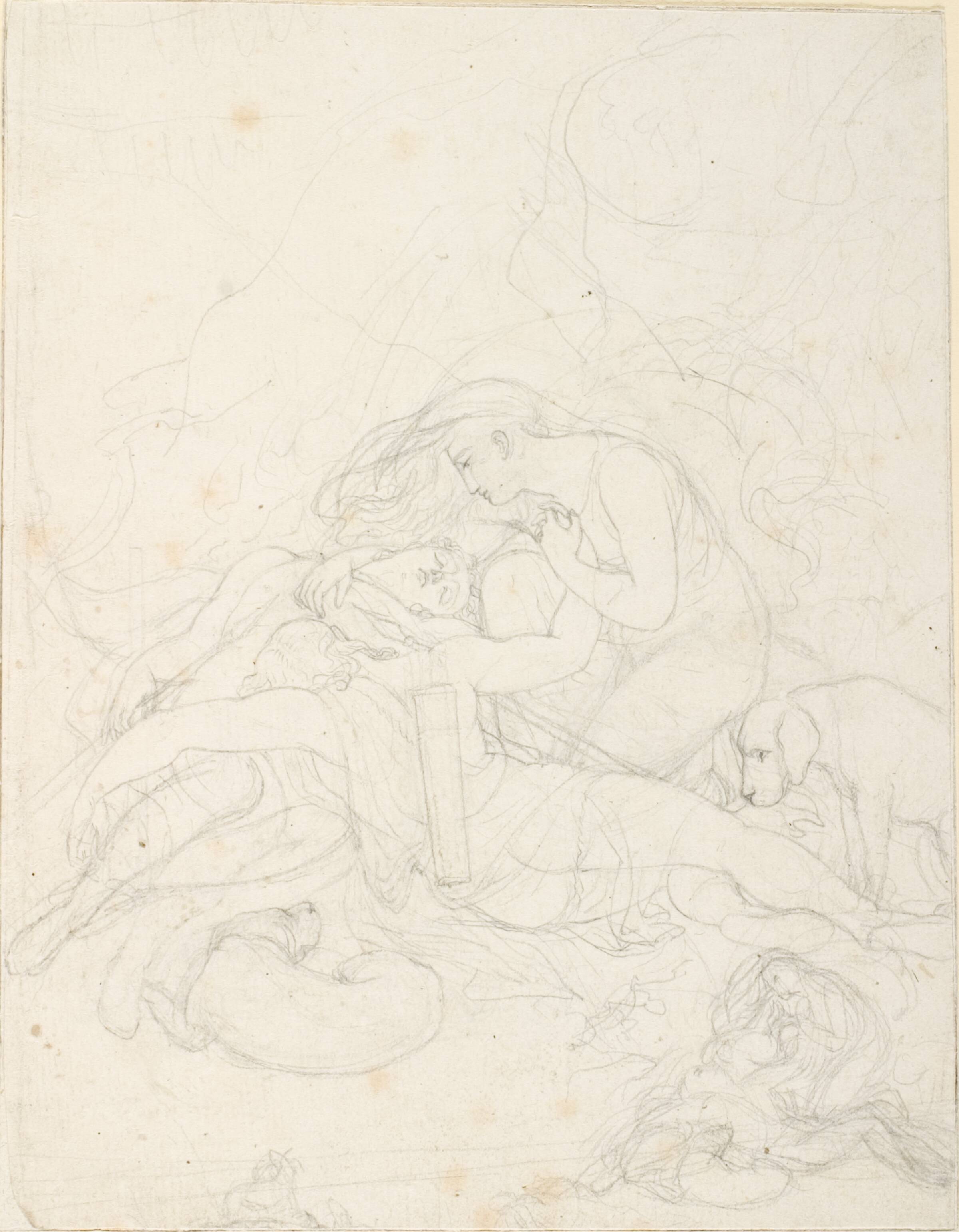Colma finder sin elskers og sin broders lig, C.G. Kratzenstein Stub, 1810-1811