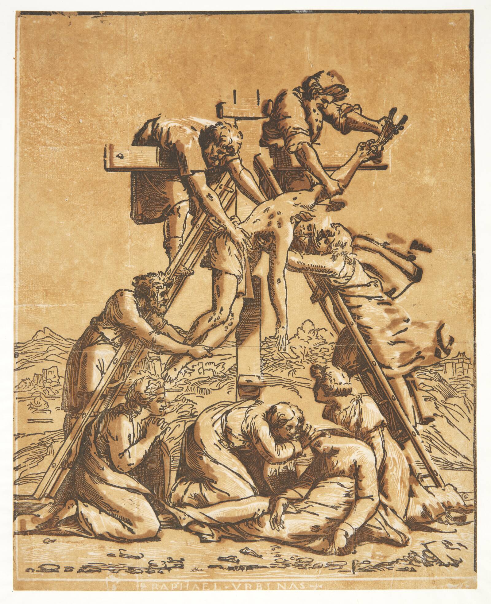 Korsnedtagelsen, Ugo da Carpi, 1510-1530