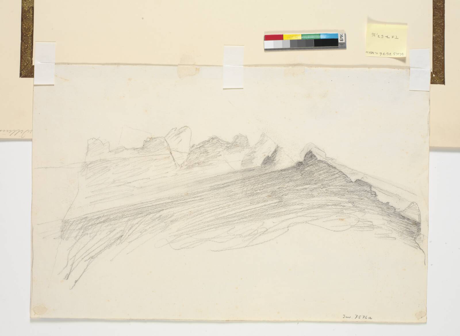 Studie af bjerglandskab, J.F. Willumsen, 1901