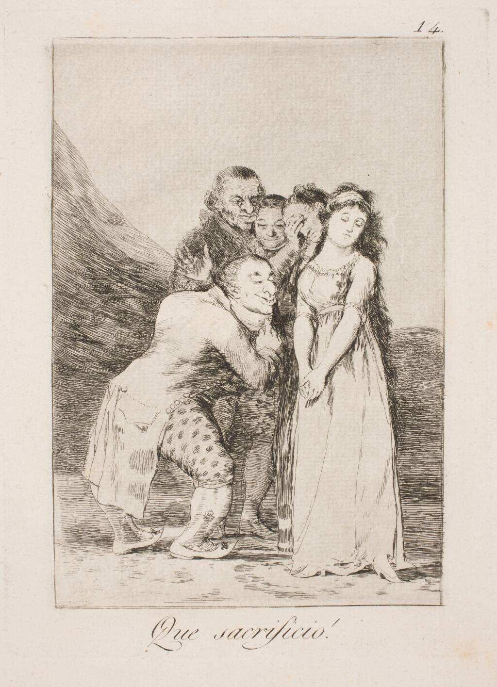 Hvilket offer, Francisco de Goya, 1797-1798