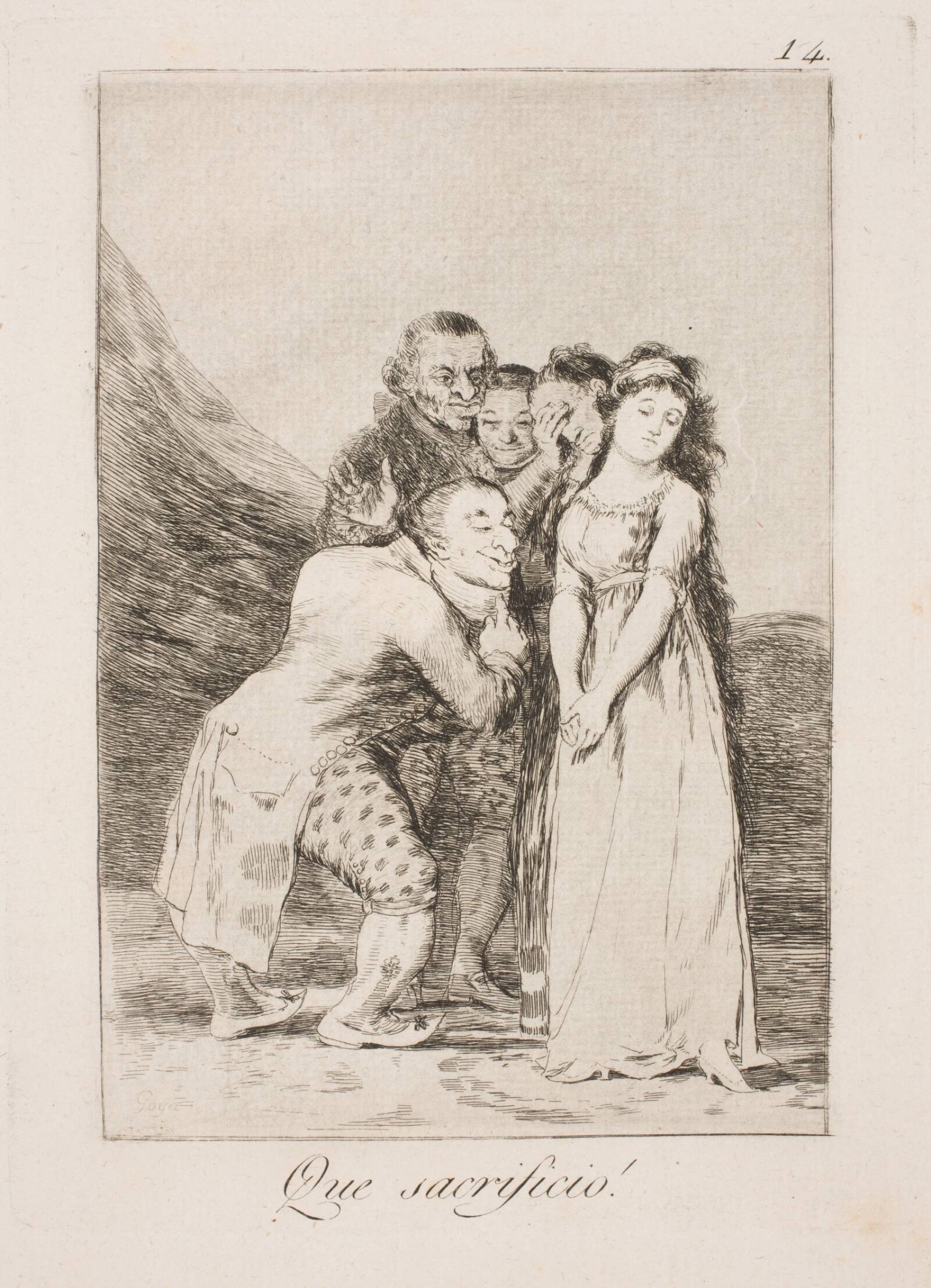 Hvilket offer, Francisco de Goya, 1797-1798
