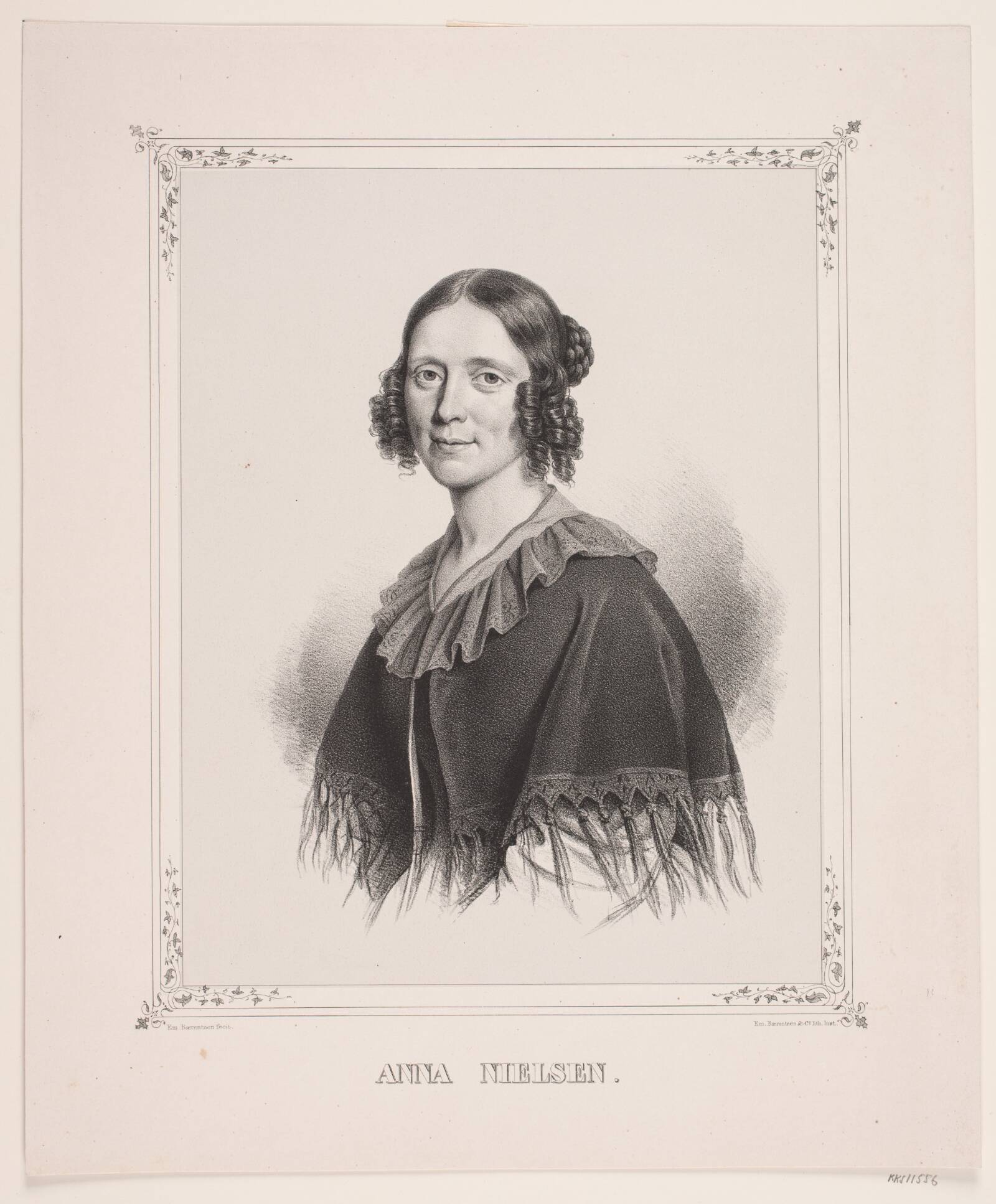 Anna Nielsen, Emil Ditlev Bærentzen, 1840-1849