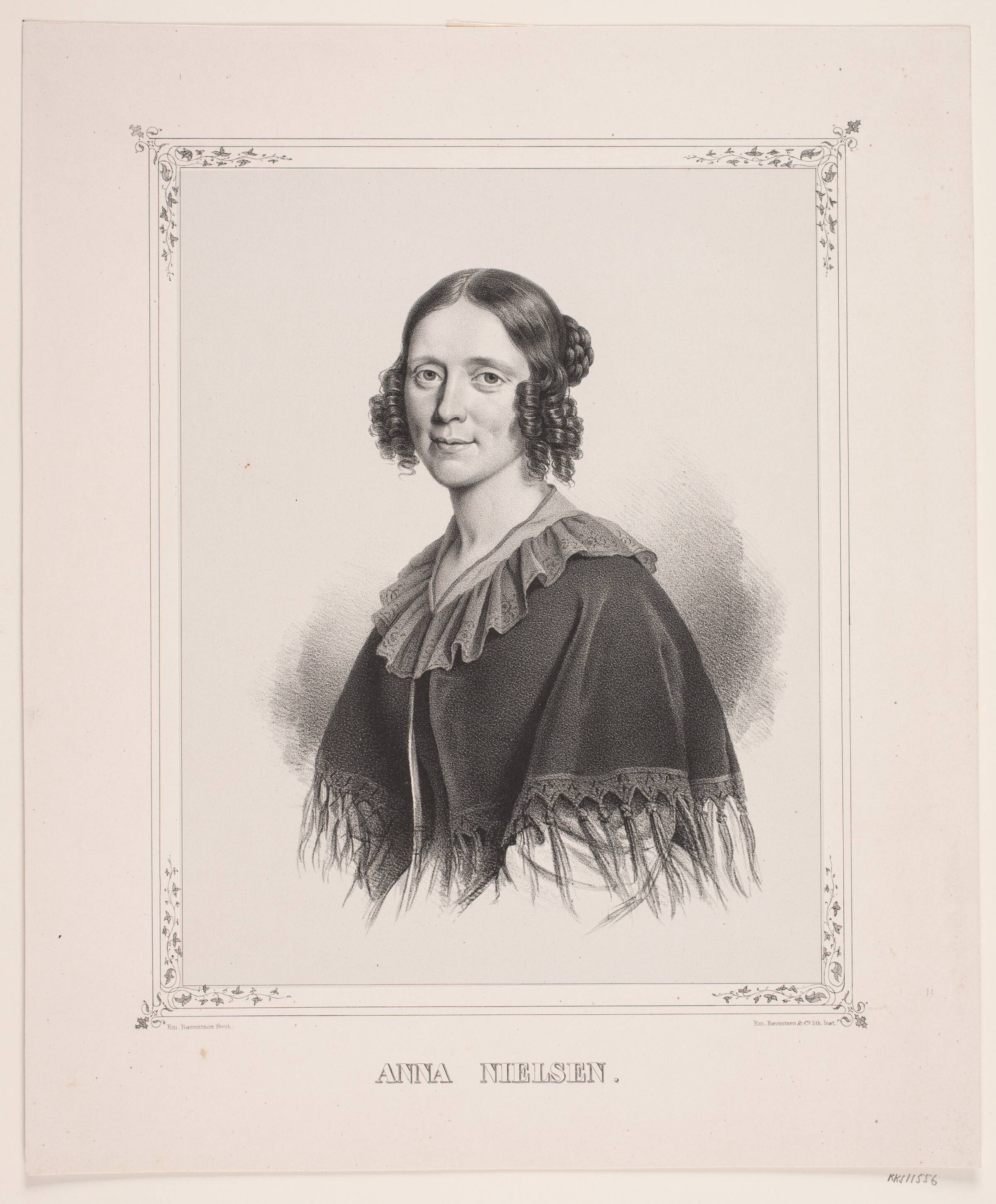 Anna Nielsen, Emil Ditlev Bærentzen, 1840-1849