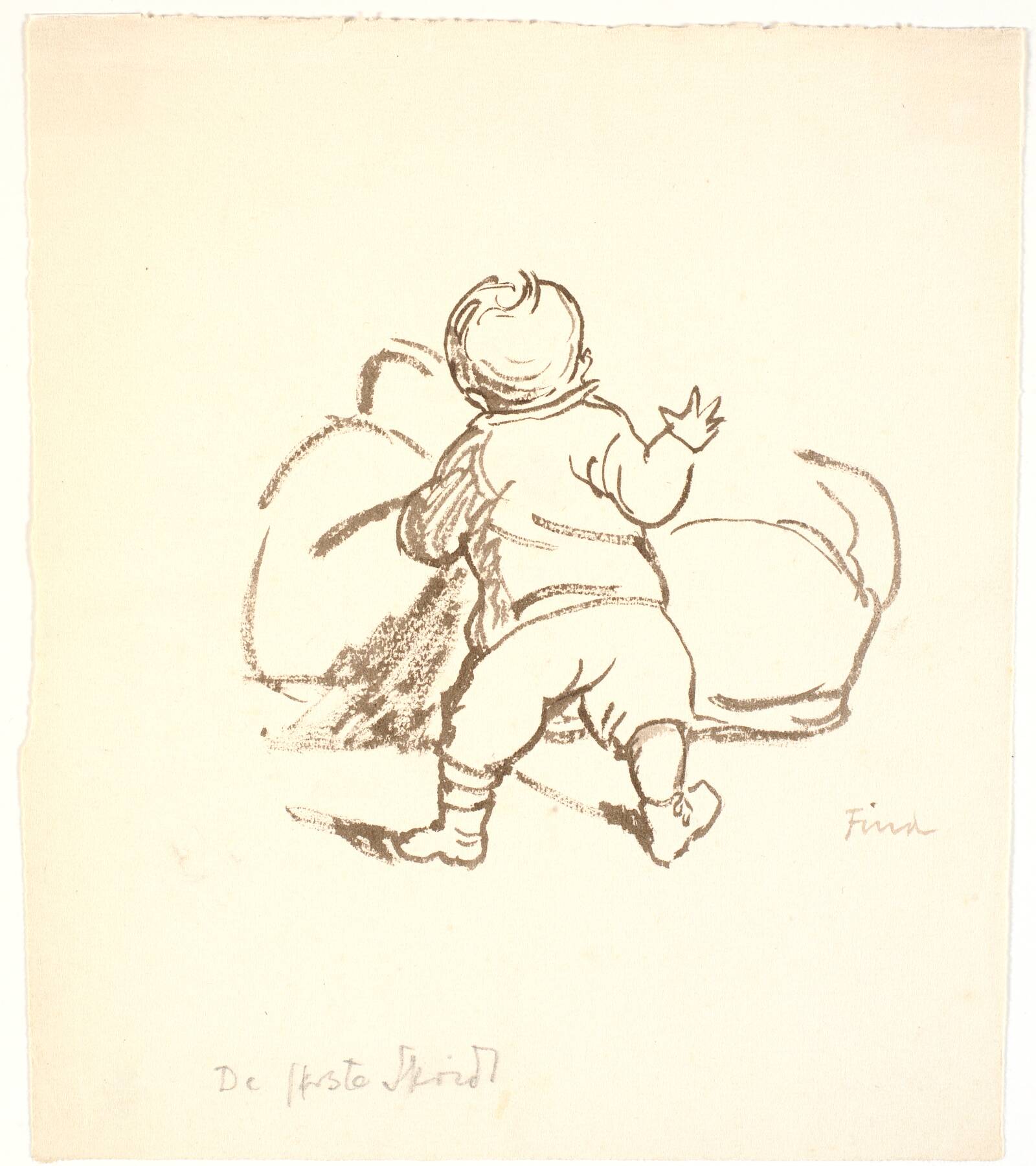 "De første skridt", Ludvig Find, 1869-1945