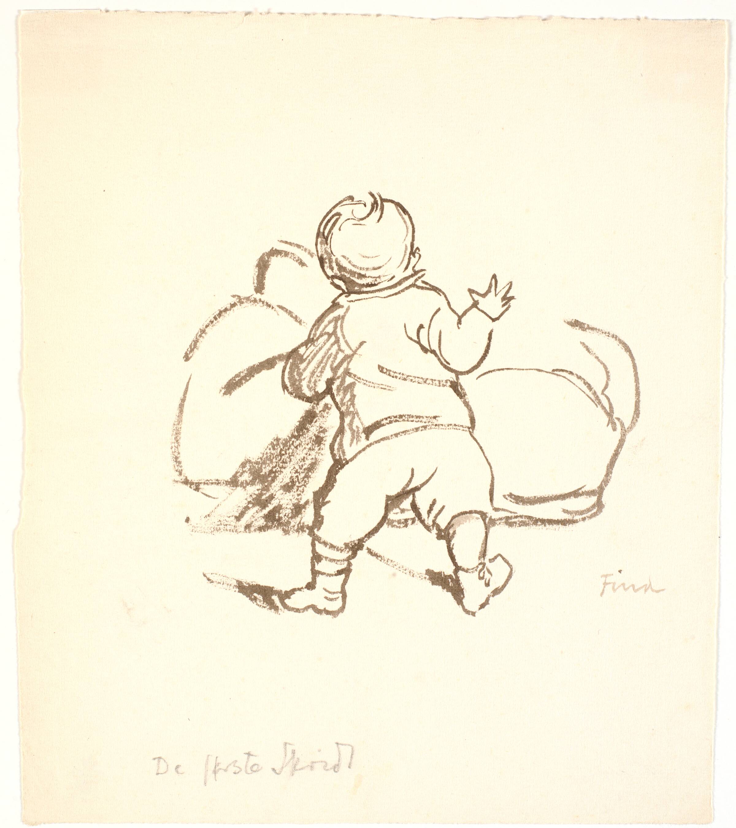 "De første skridt", Ludvig Find, 1869-1945