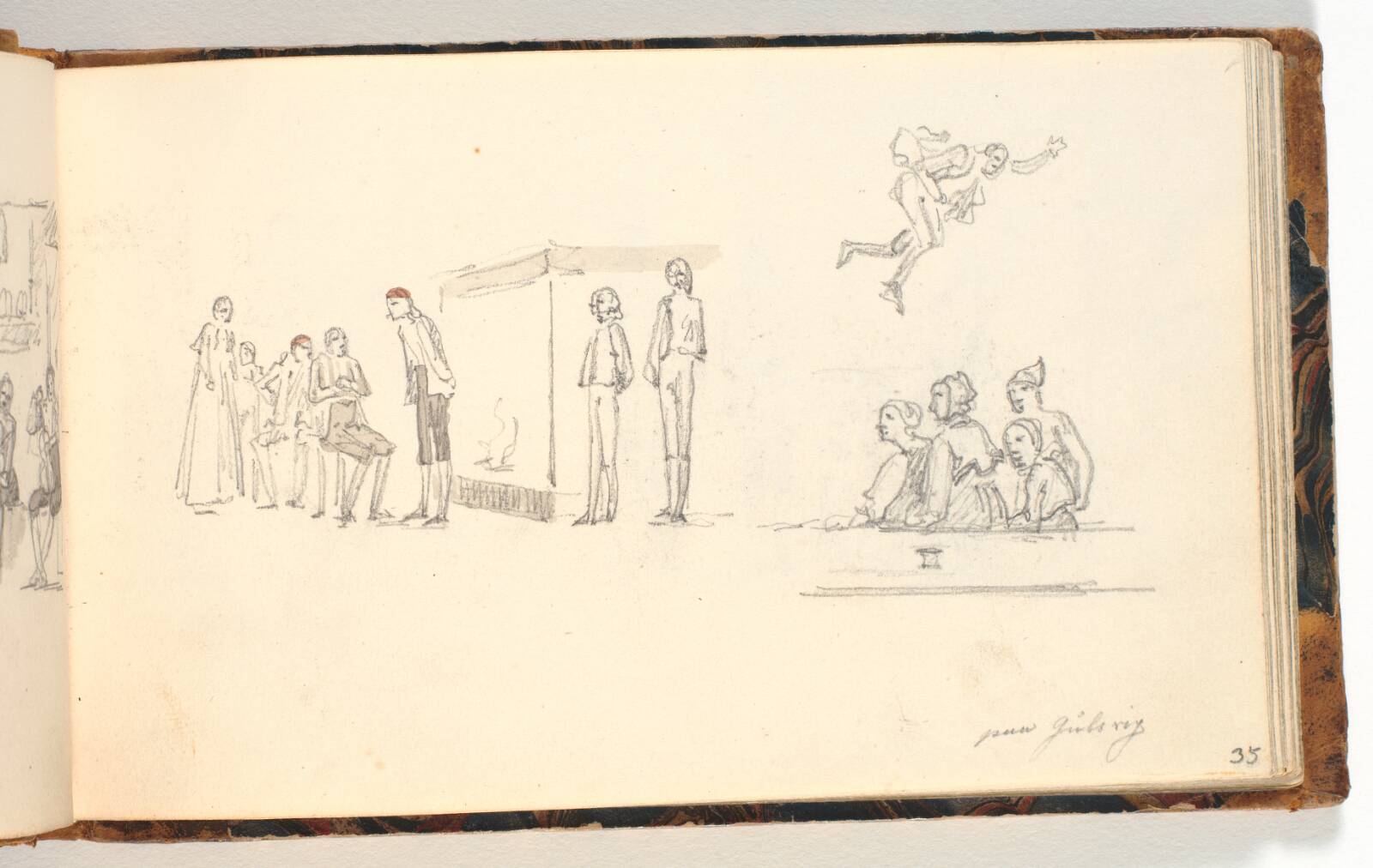 Figurgrupper, Martinus Rørbye, 1832