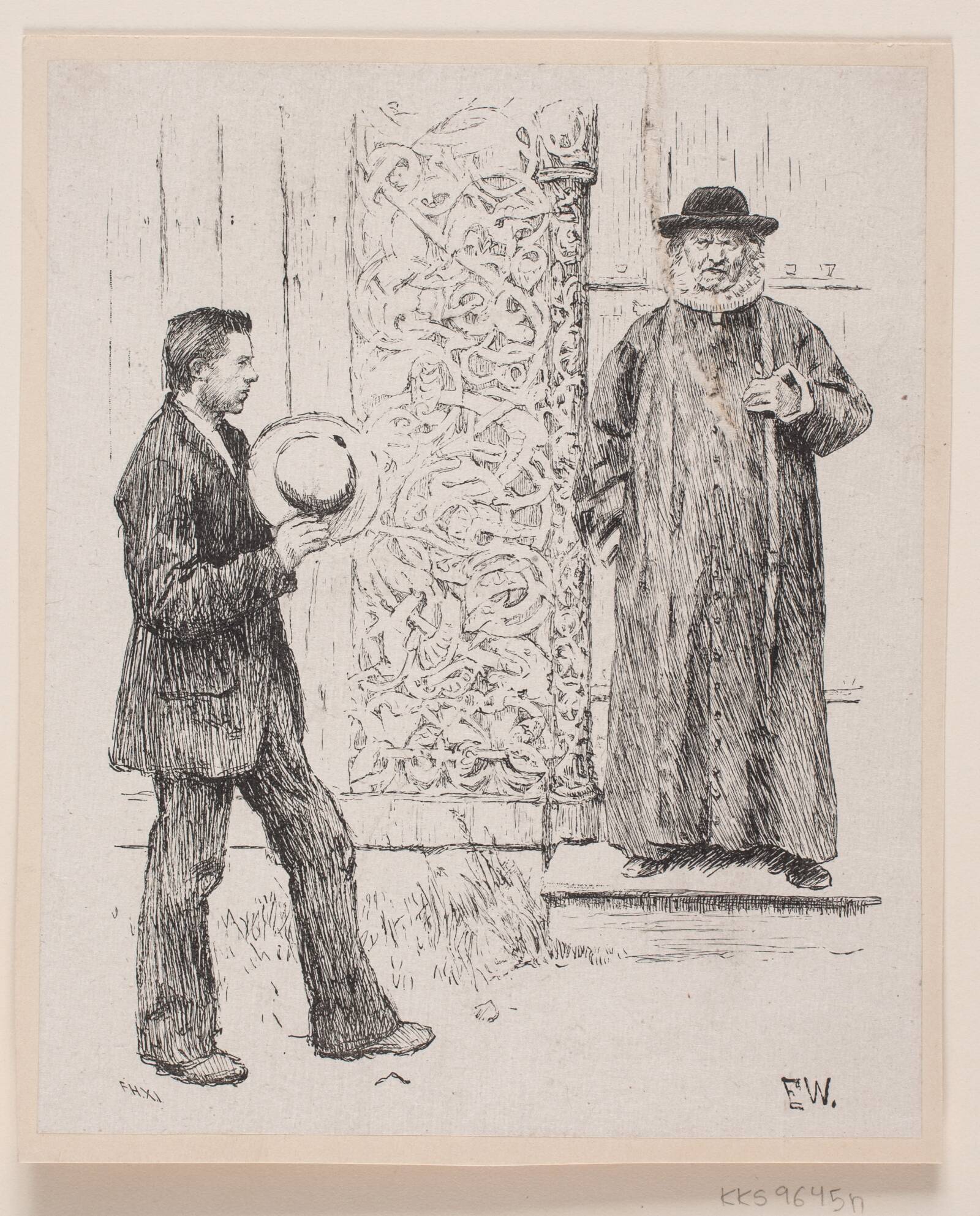 Illustration til "Følgesvenden", Ubekendt, 1885-1889