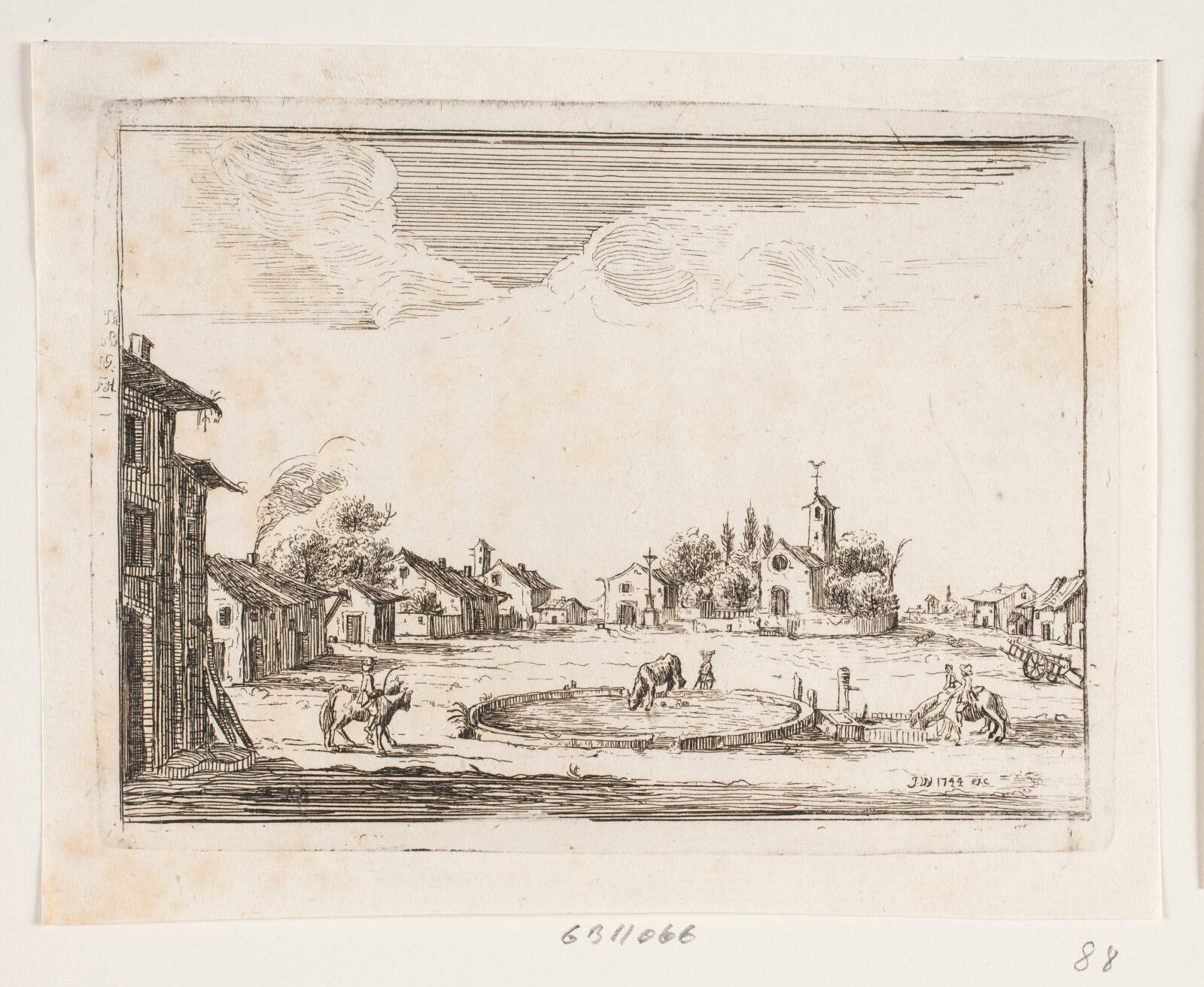 Gadekær, J.W., 1744
