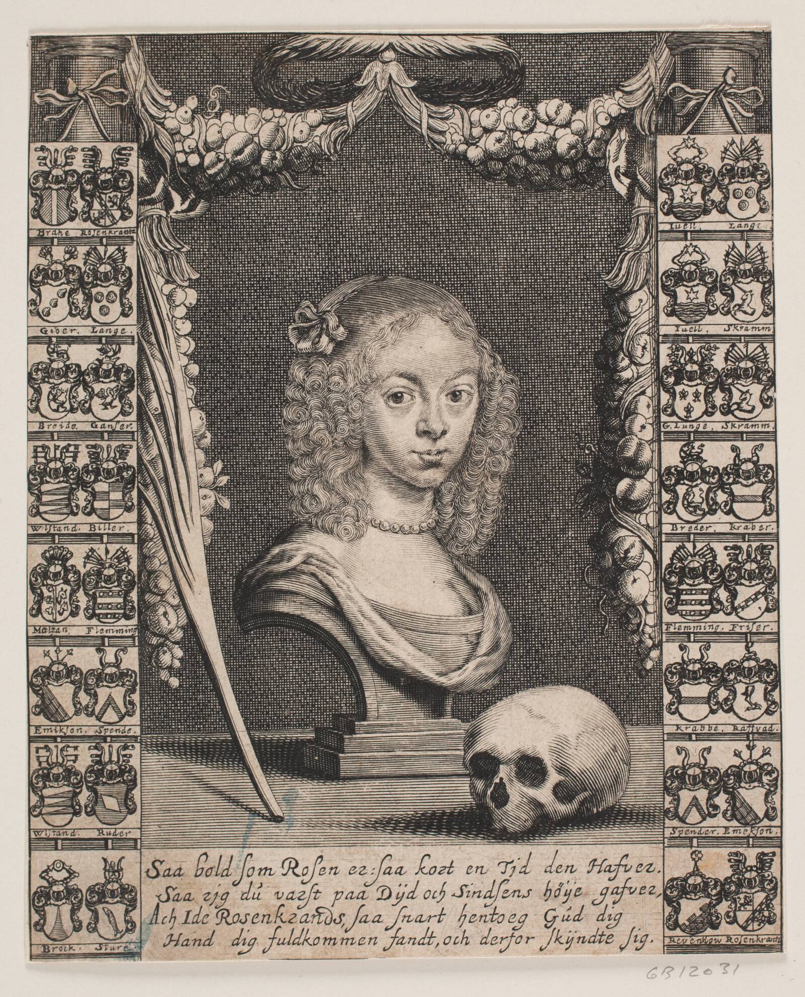 Ide Rosenkrantz. Mindeblad, Albert Haelwegh, 1665-1669