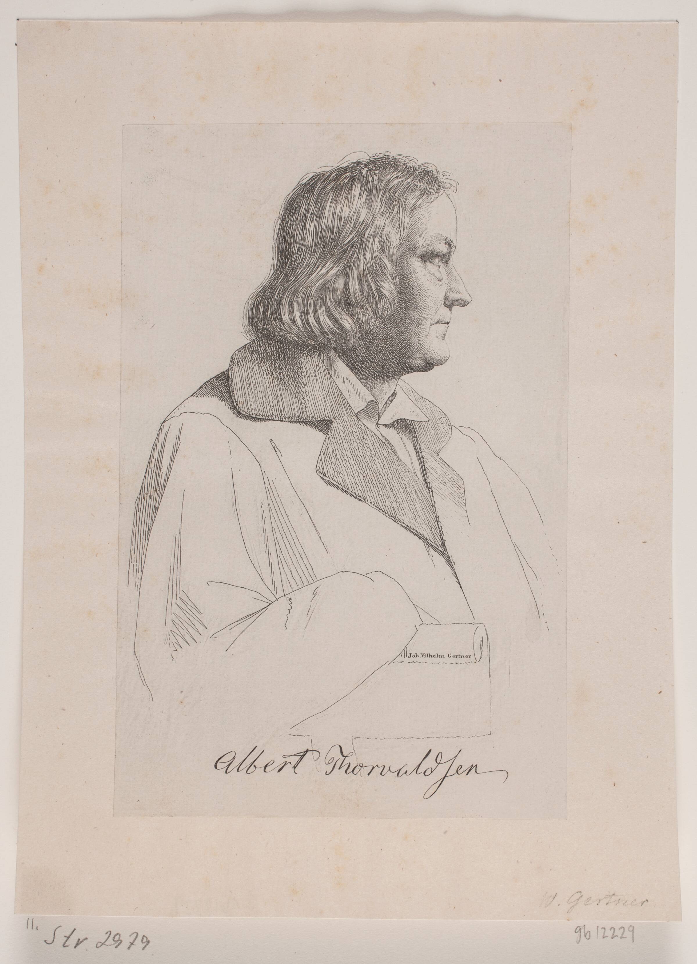 Albert Thorvaldsen, J.V. Gertner, 1842