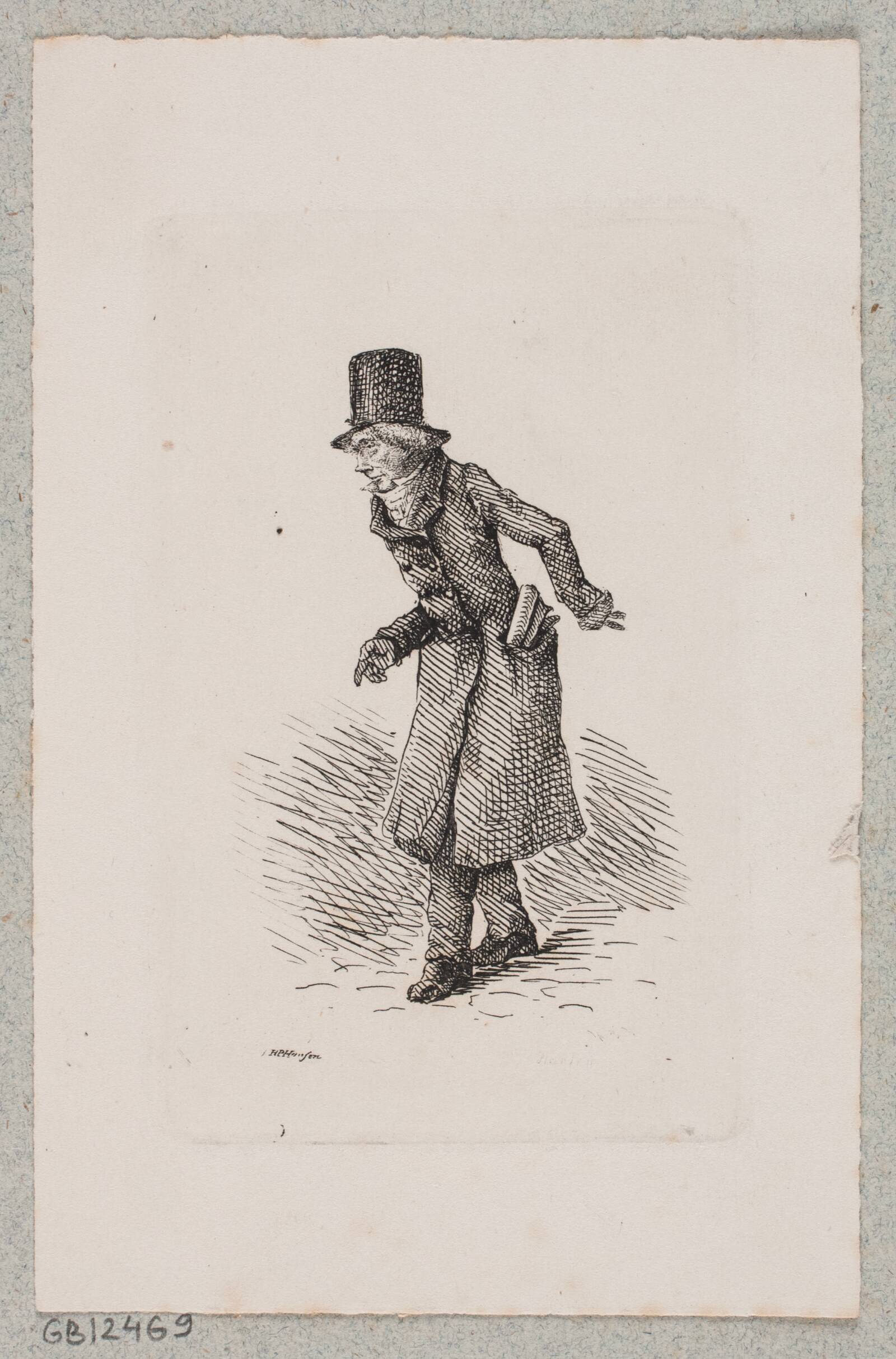 Prokurator Benjamin Georg Bang, H.P. Hansen, 1829-1899