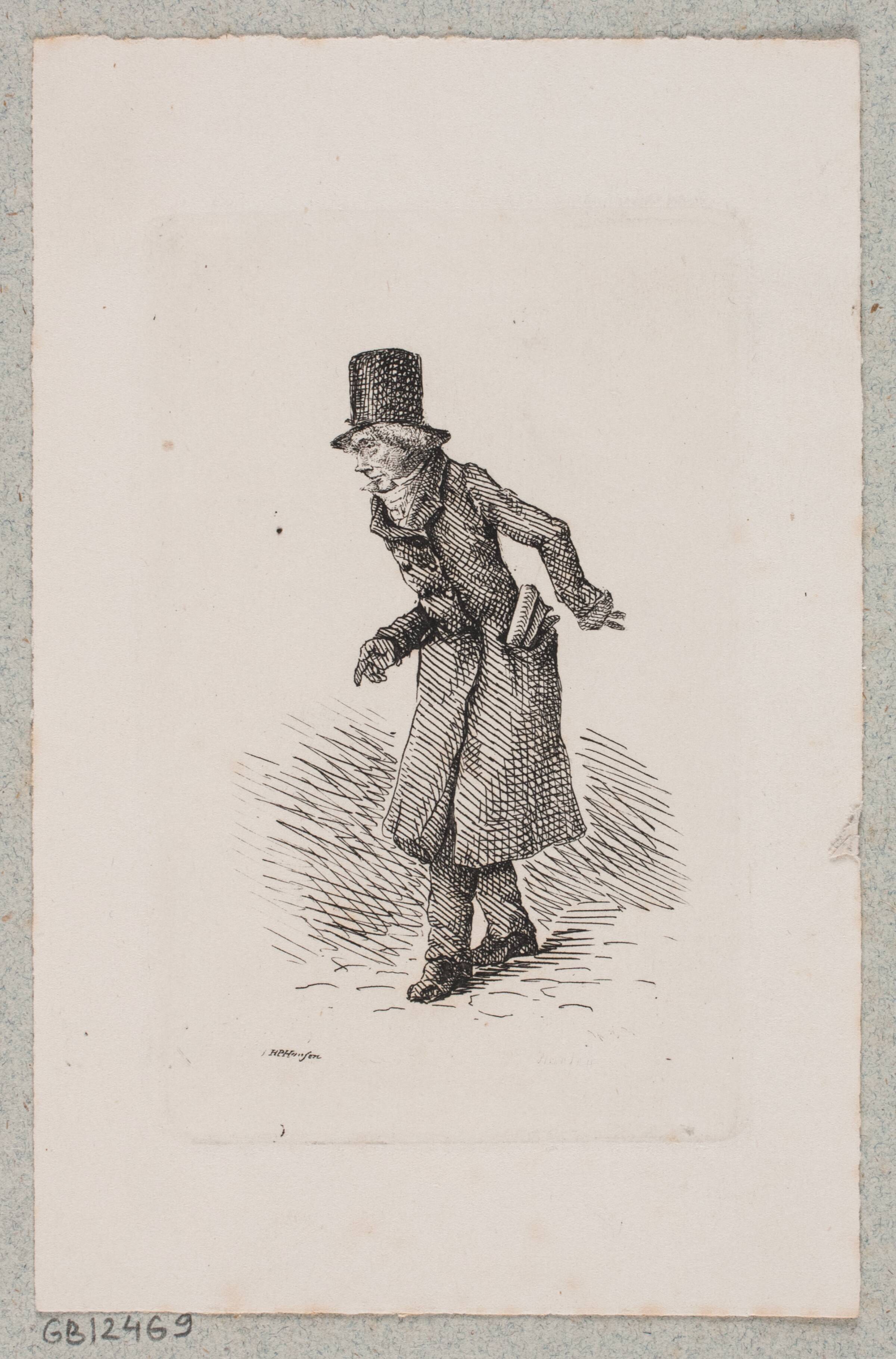 Prokurator Benjamin Georg Bang, H.P. Hansen, 1829-1899