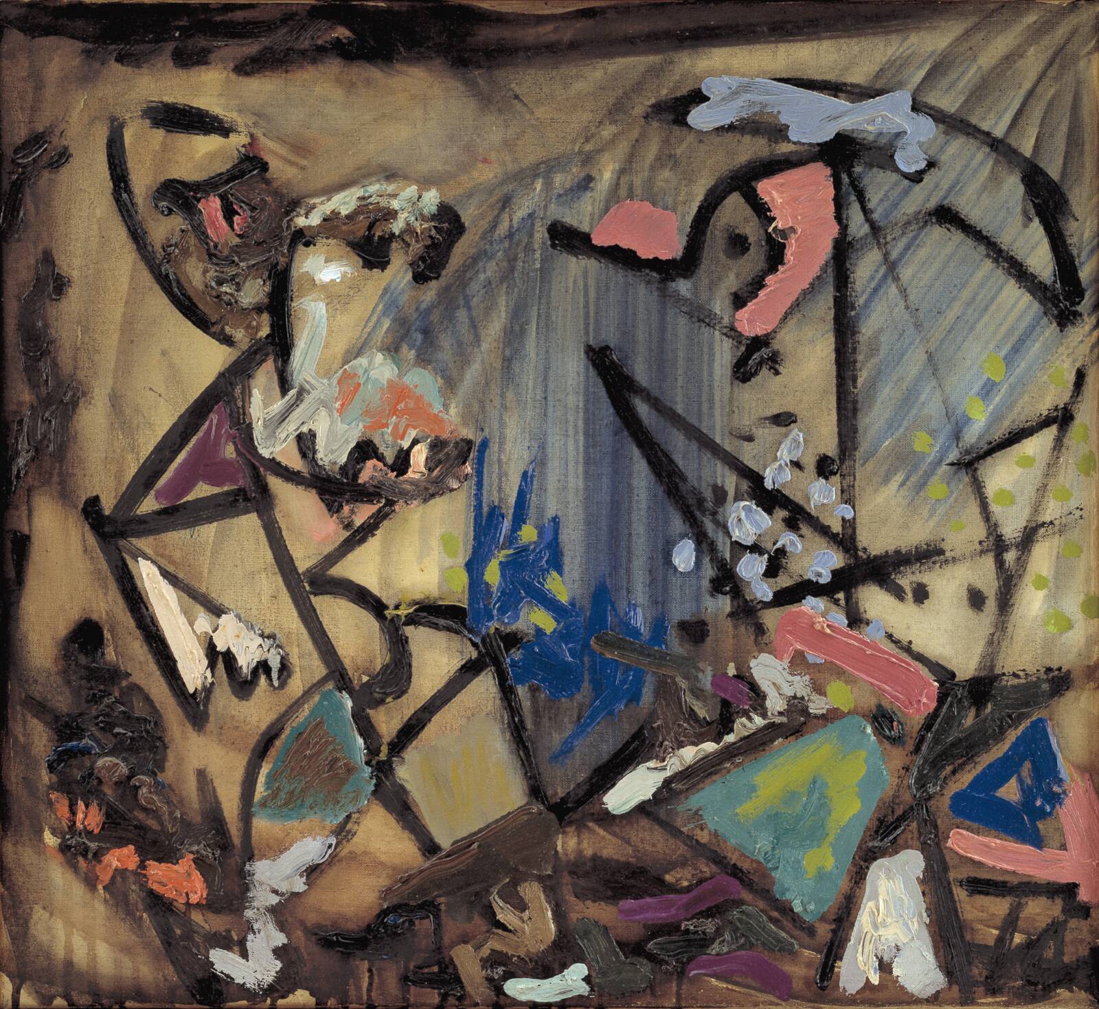 Komposition, Richard Mortensen, 1941-1944