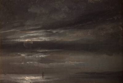 Måneskin over havet