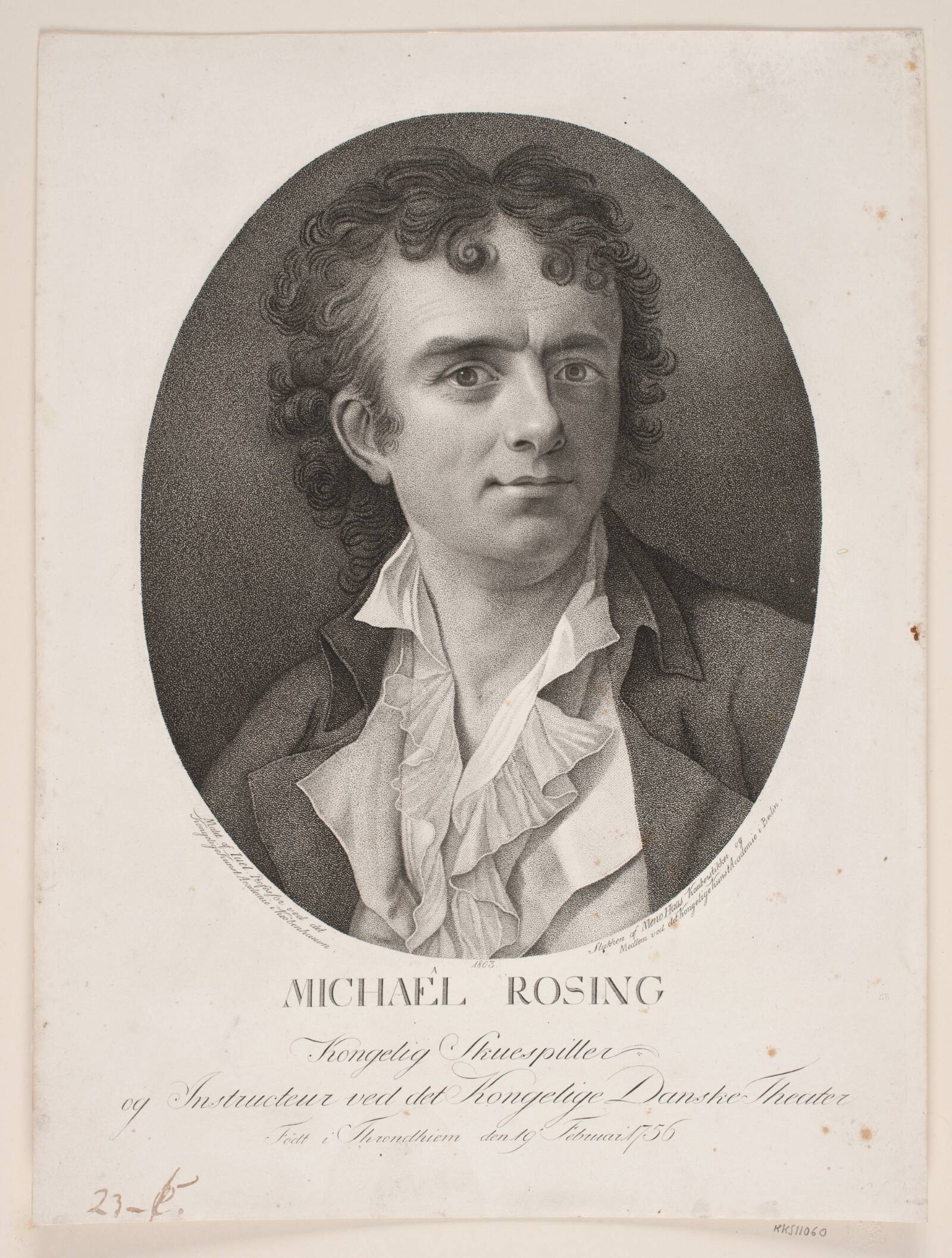 Michael Rosing, Meno Haas, 1803