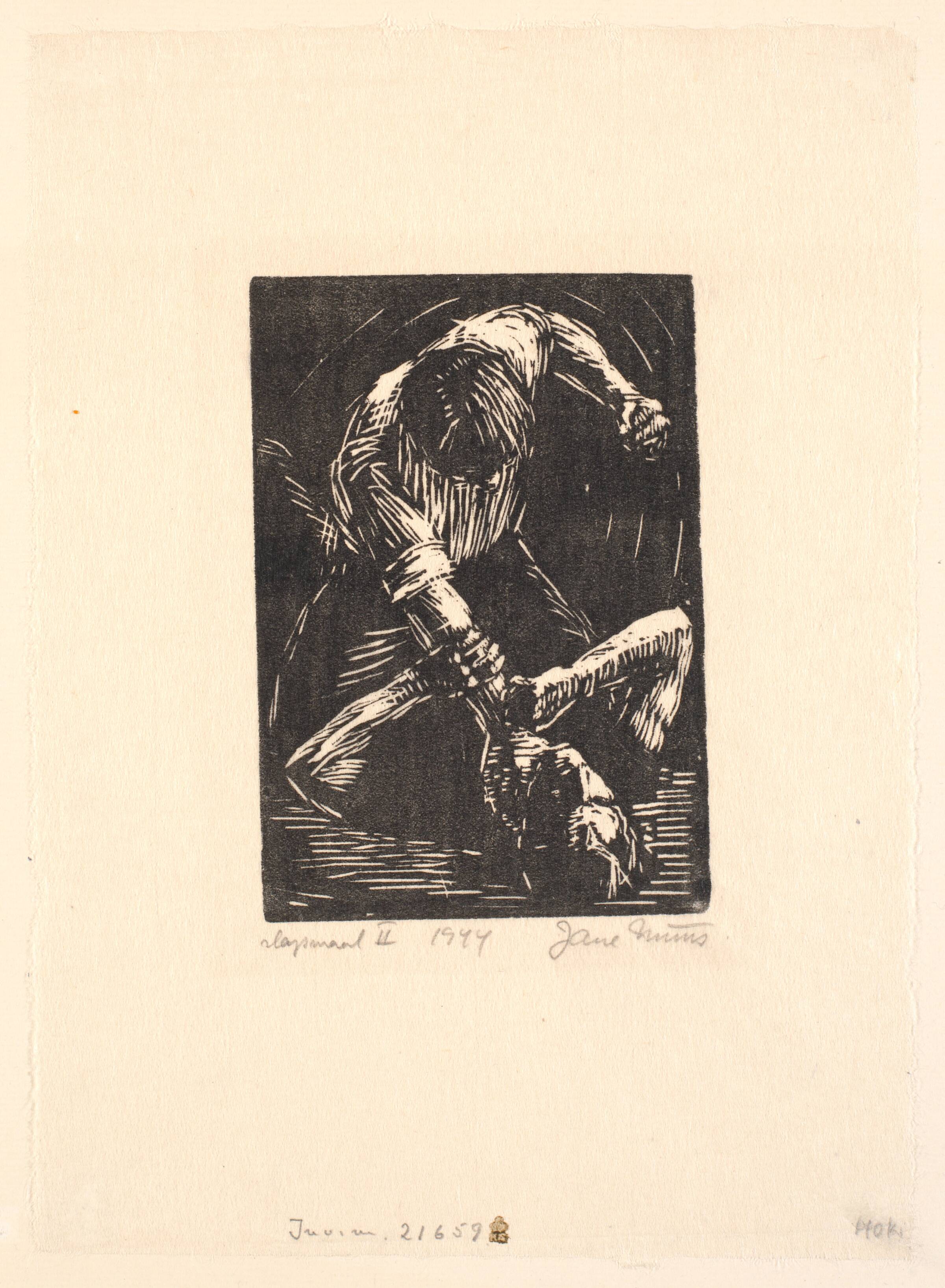 Slagsmål II, Jane Muus, 1944