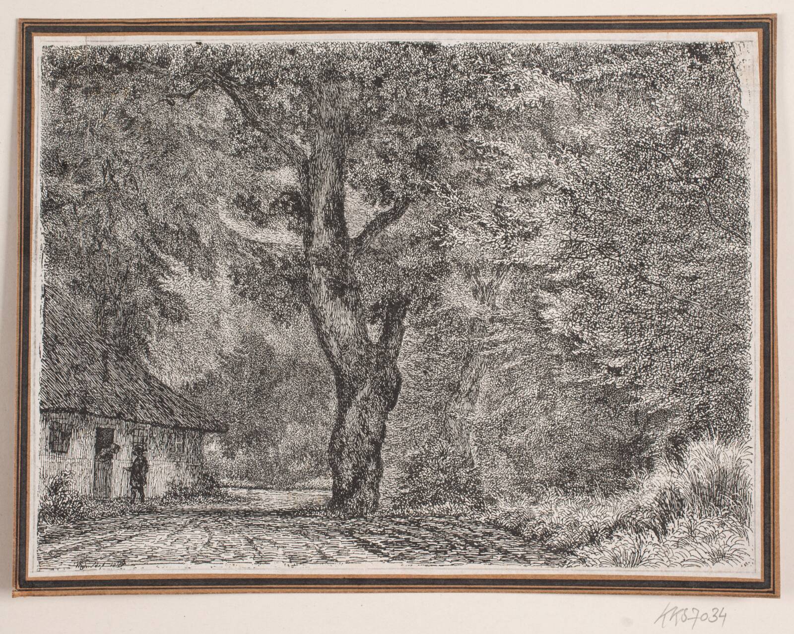 Huset i skoven, Vilhelm Kyhn, 1849