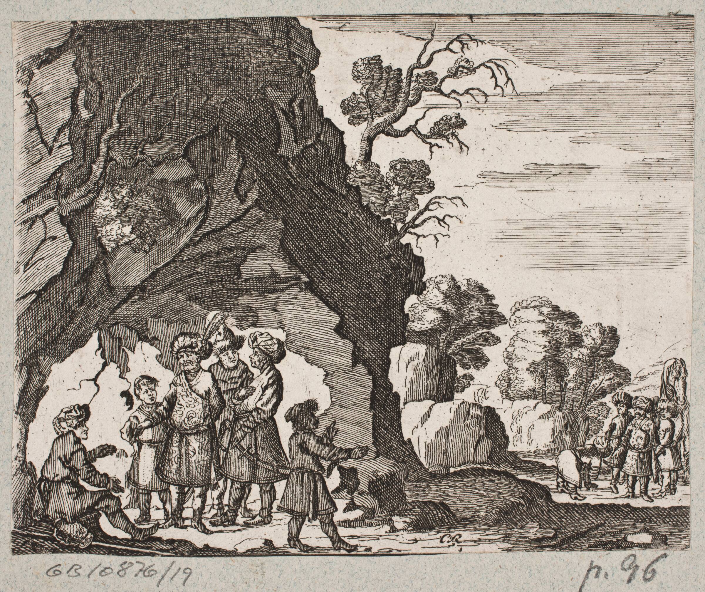 Illustration til Adam Olearius, “Persianischer Rosenthal von einem Sinnreichen Poeten Schich Saadi […]”, Schleswig 1660, Christian Rothgiesser, 1645