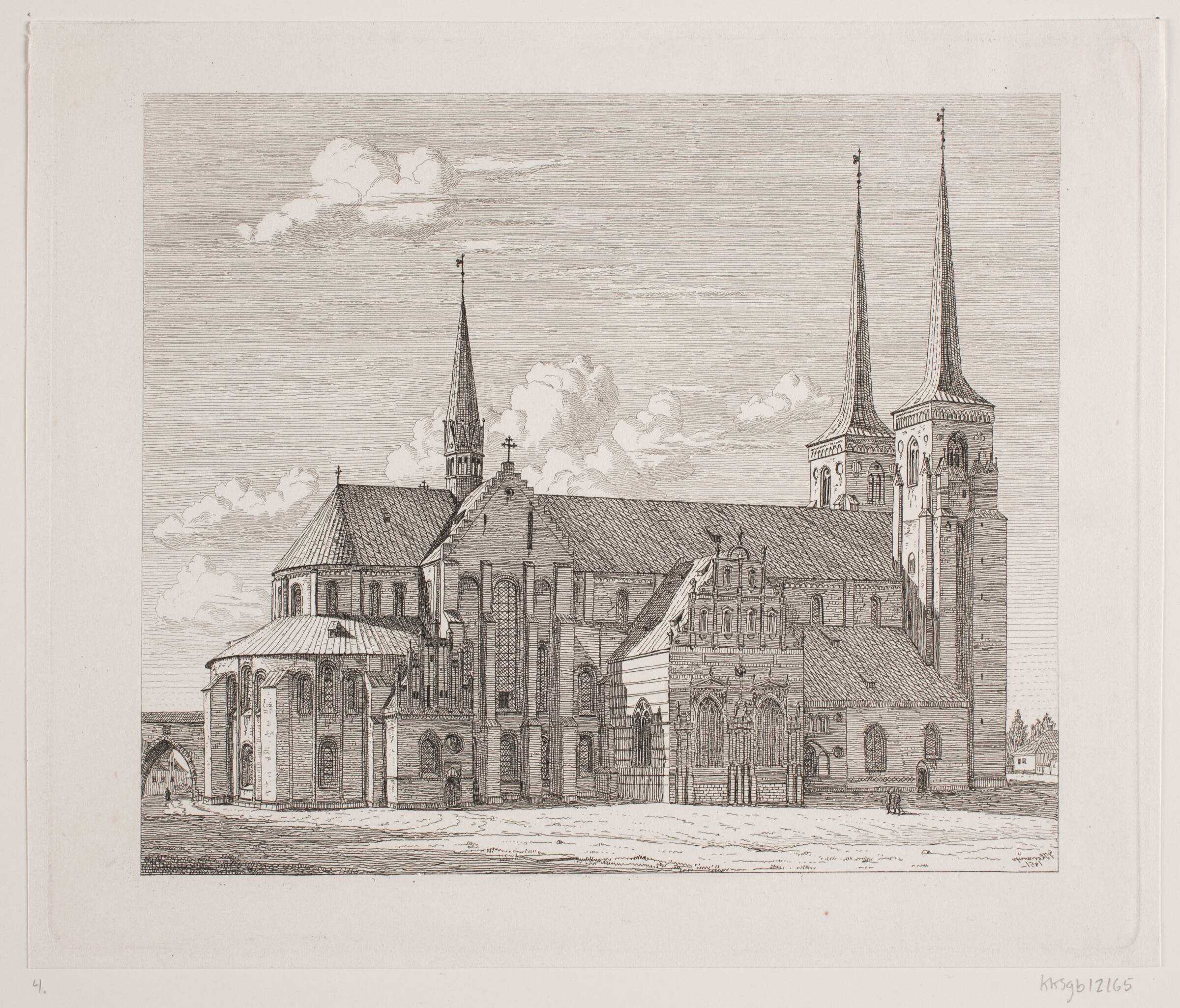 Roskilde Domkirke, Jacob Kornerup, 1851