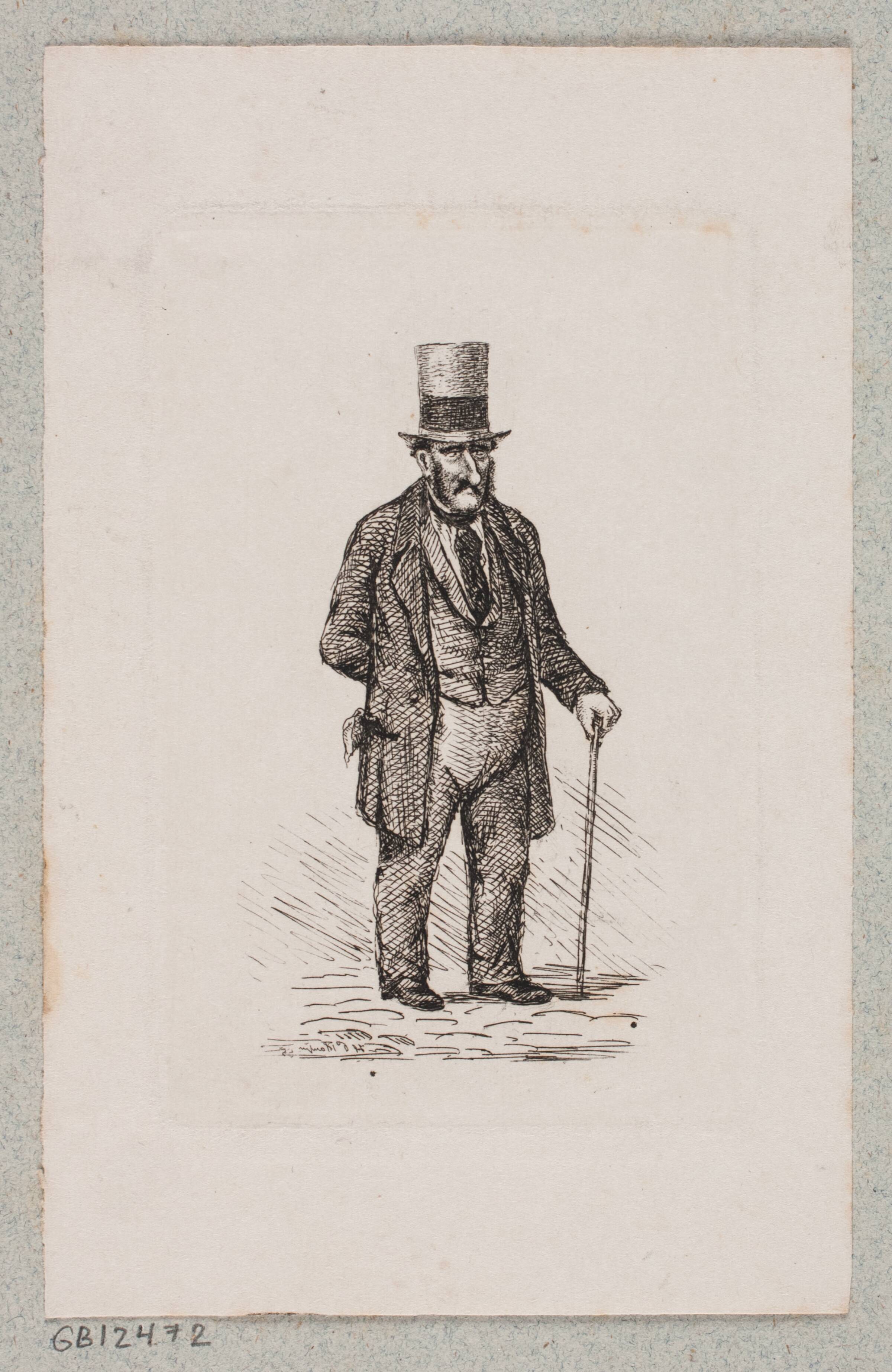 Kaptajn Bressendorff, H.P. Hansen, 1855