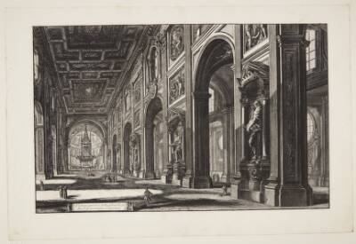 Det indre af basilikaen S. Giovanni Laterano