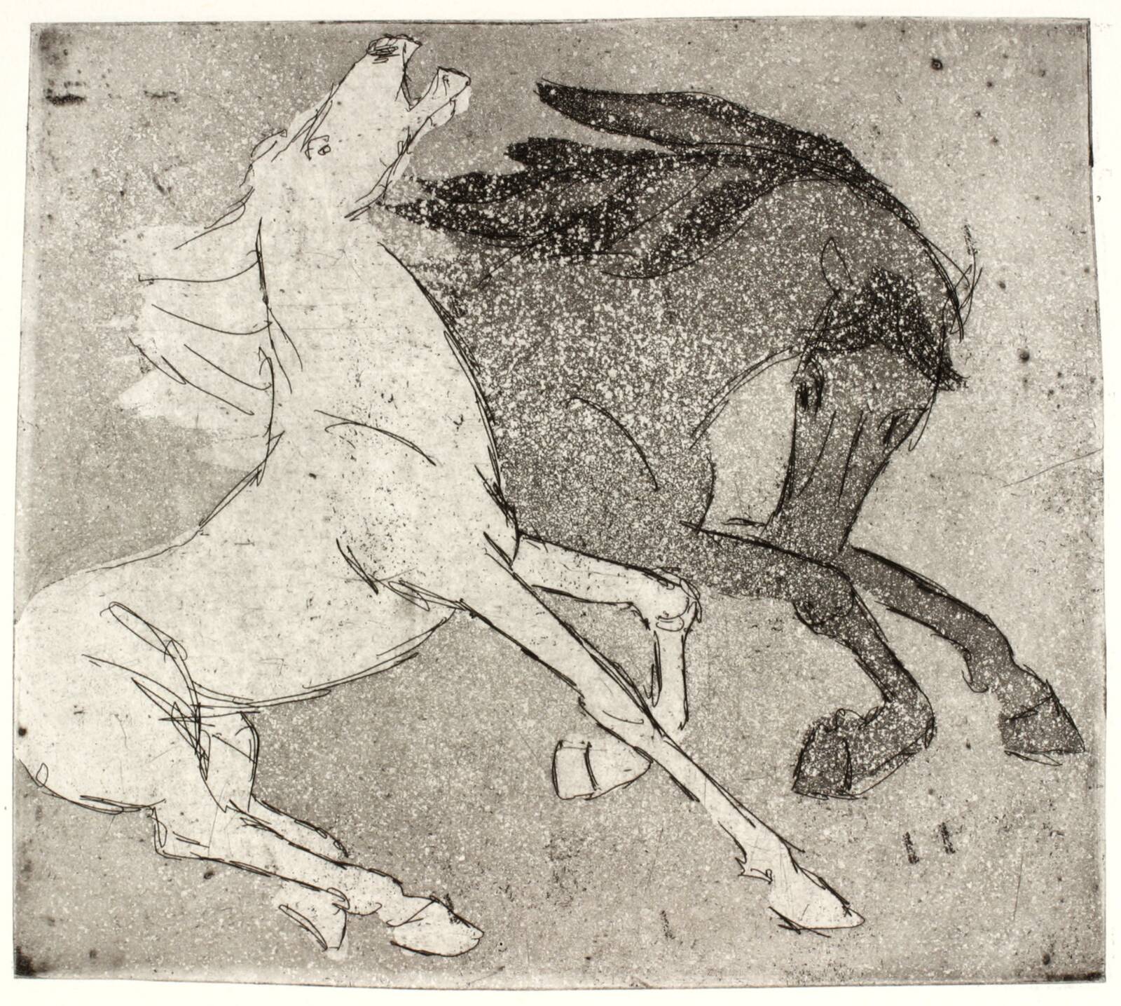 Hvid og mørk hest, Kaj Ejstrup, 1930-1933
