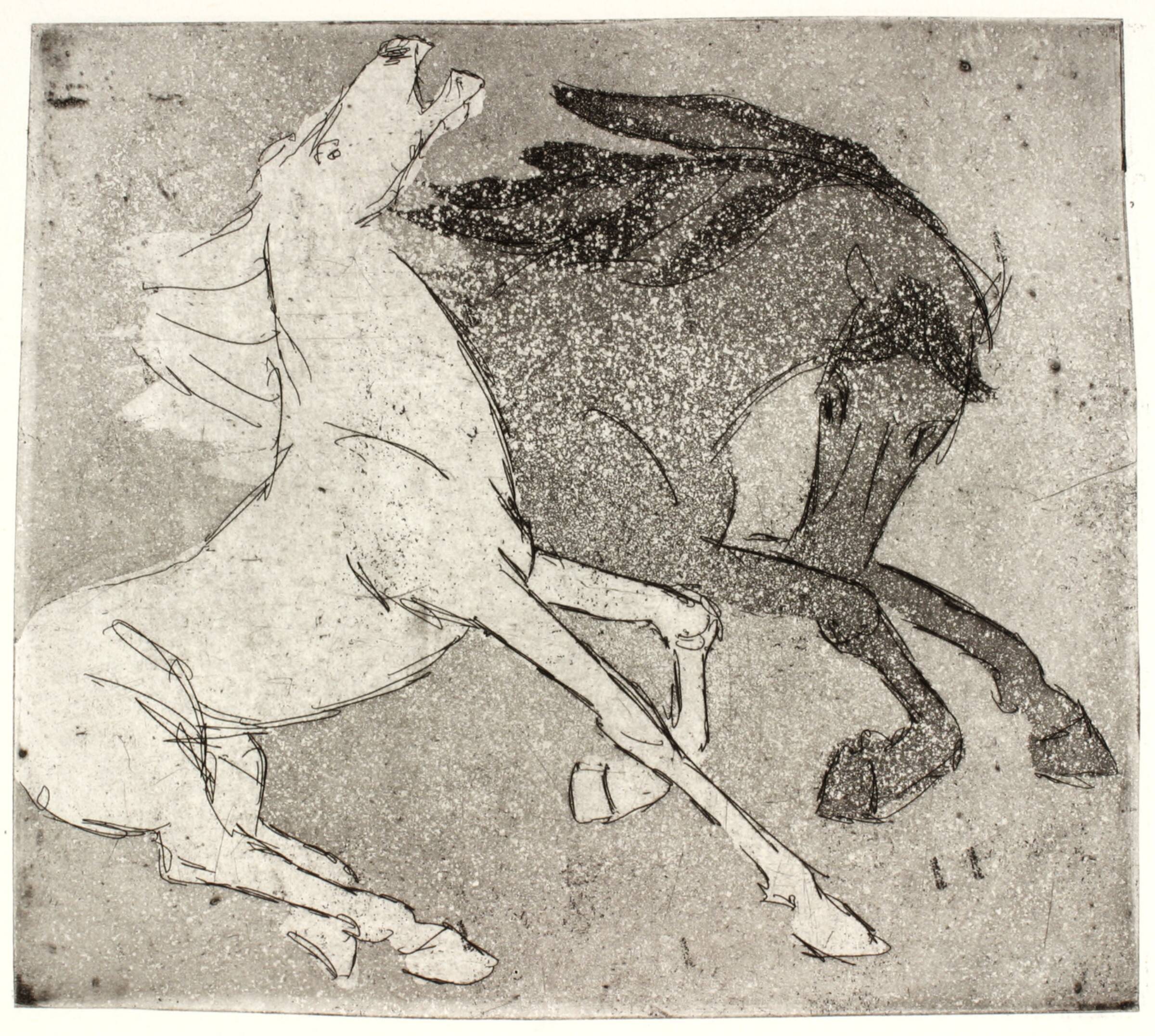 Hvid og mørk hest, Kaj Ejstrup, 1930-1933