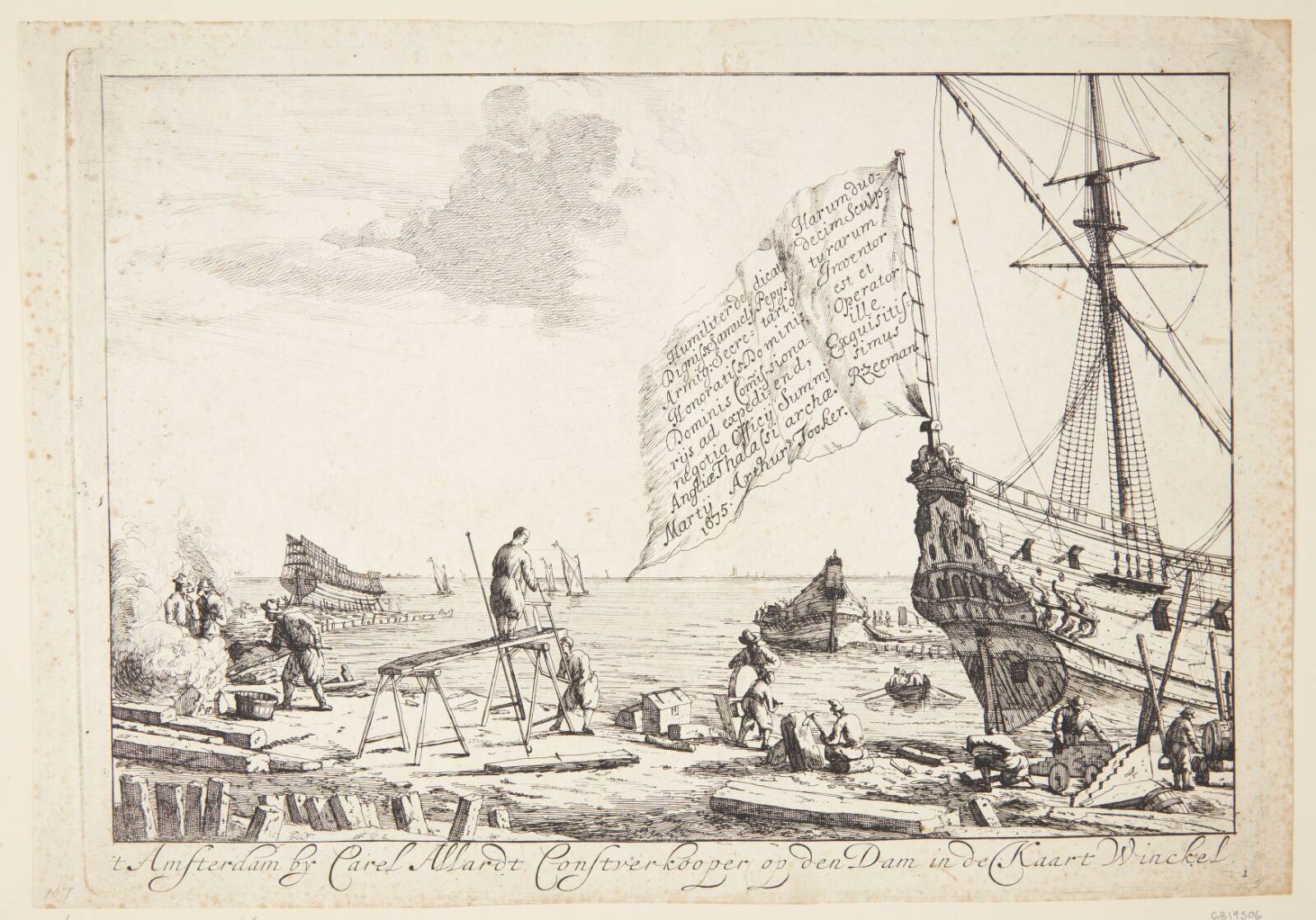 Skibsværft, Reinier Zeeman, 1675