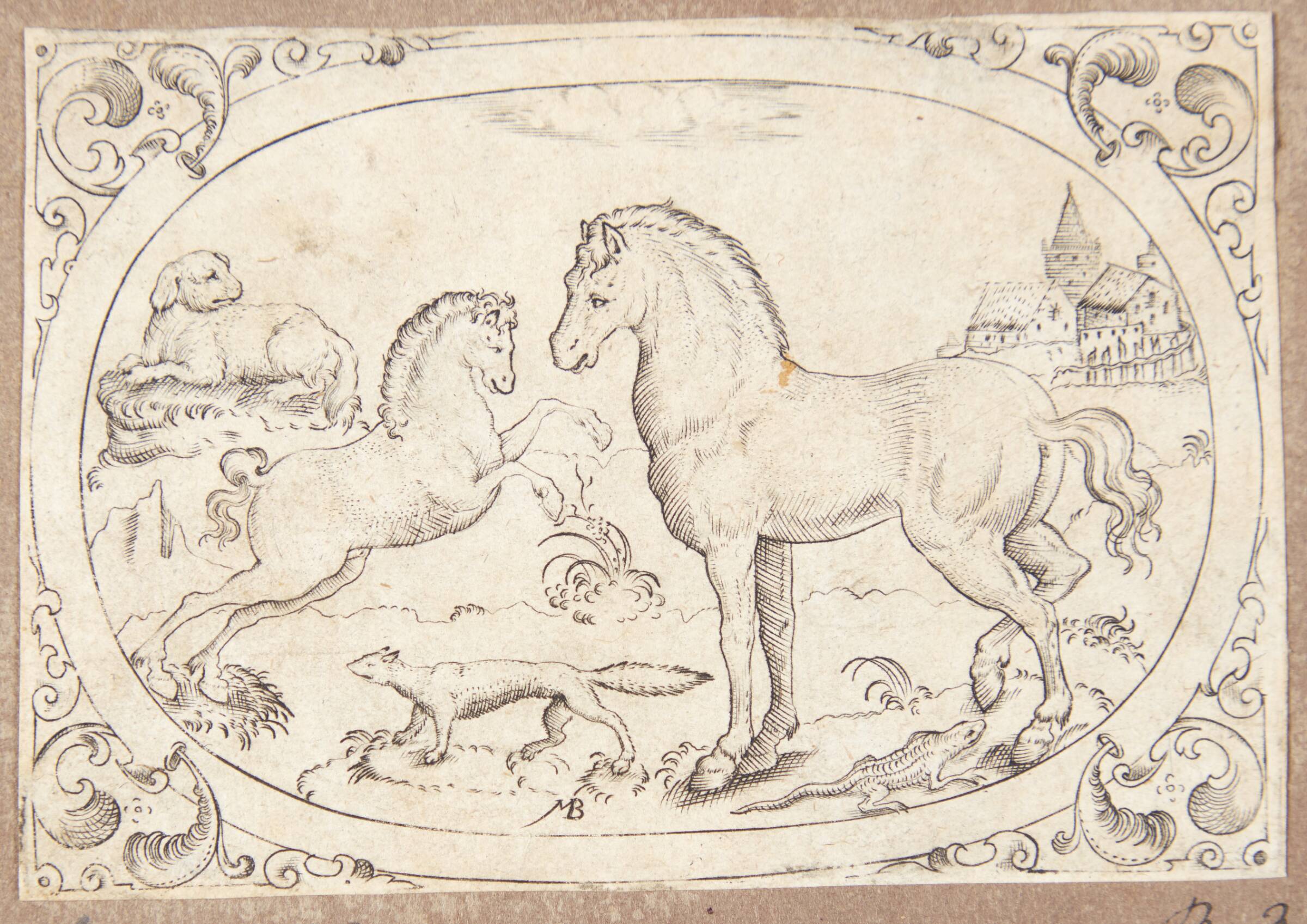 To heste og en hund, Mathias Beytler, 1581-1583
