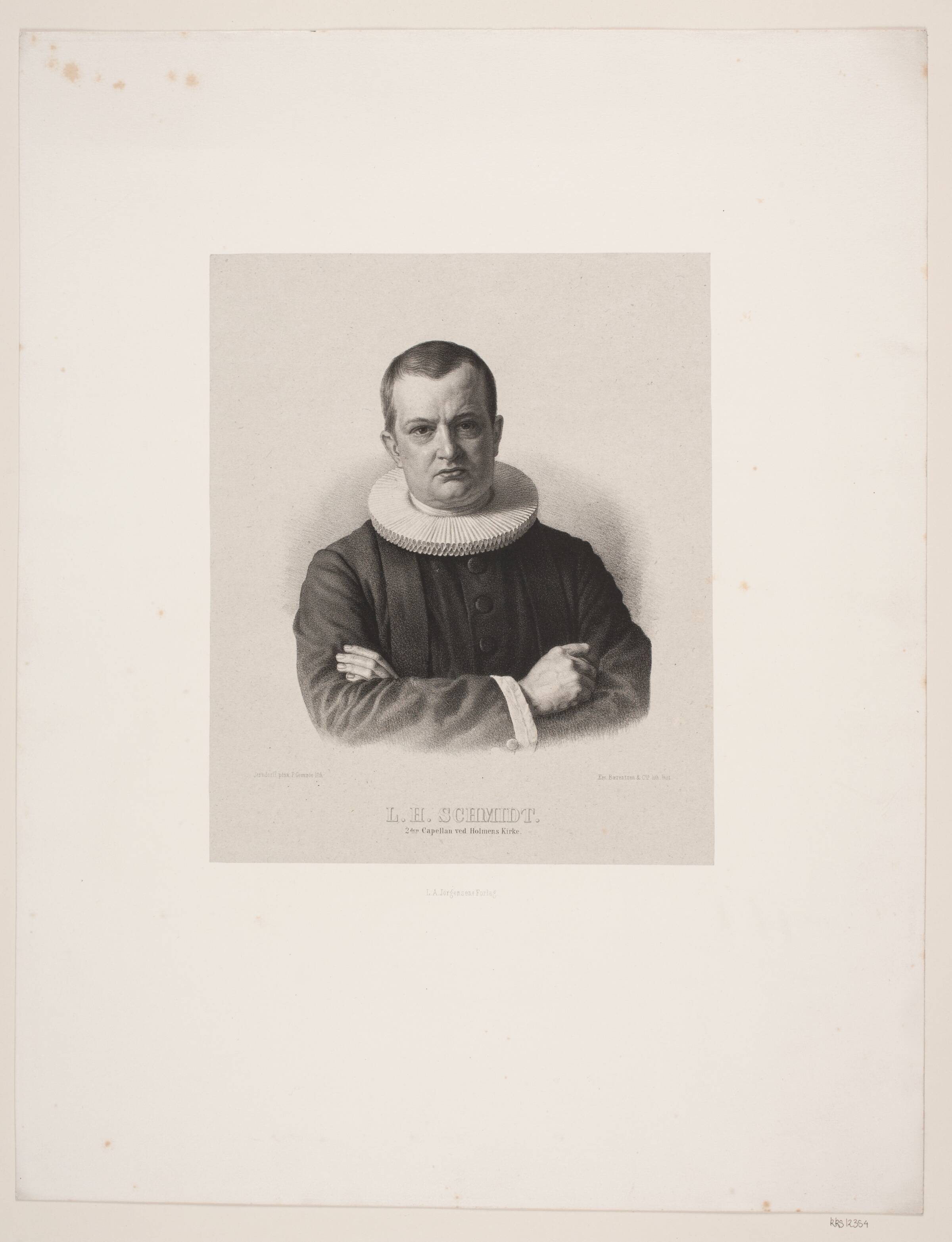 Sognepræst L.H. Schmidt, Peter Henrik Gemzøe, 1871