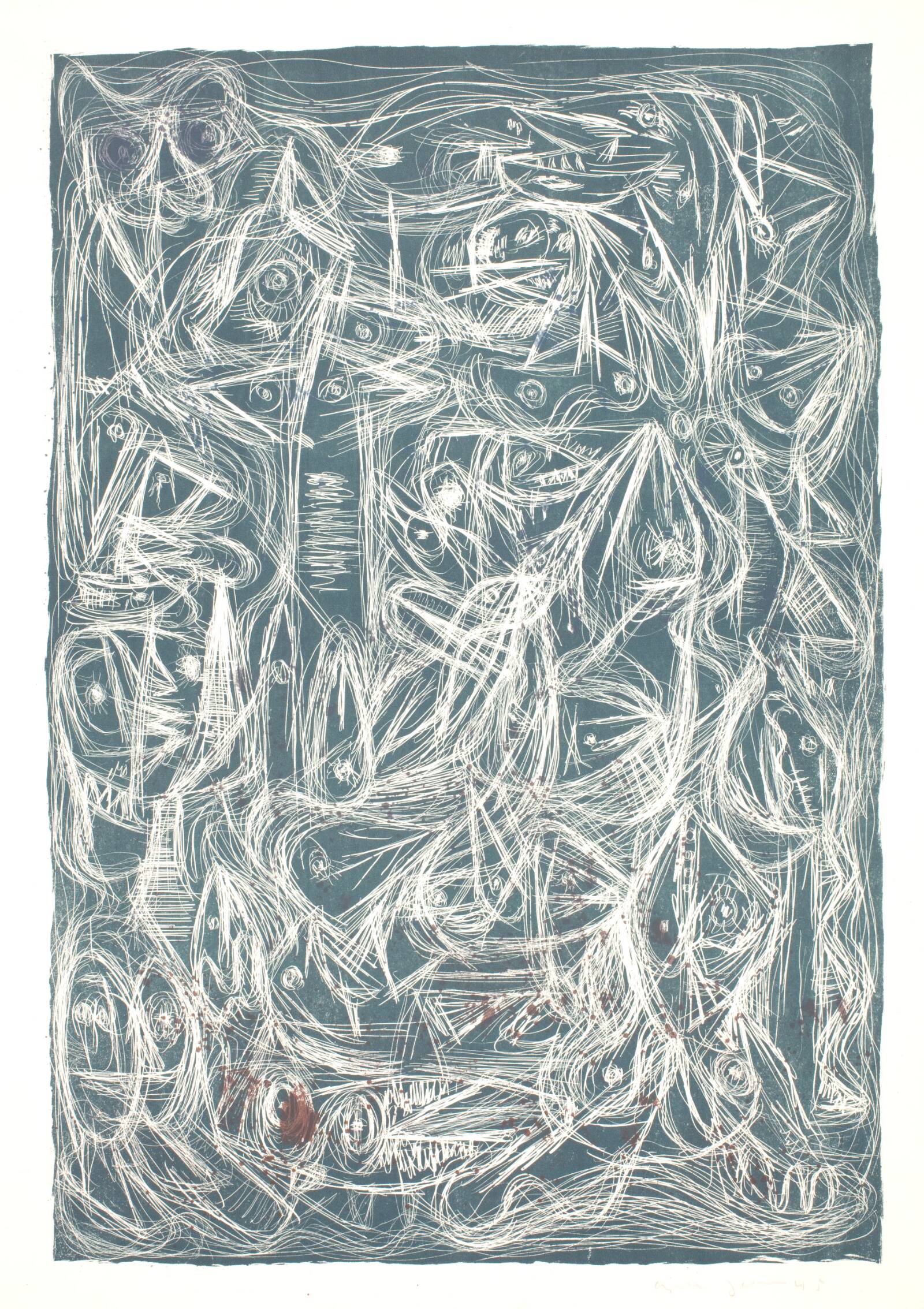 Uden titel, Asger Jorn, 1945