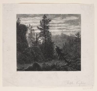 Illustration til et digt af Bjørnson