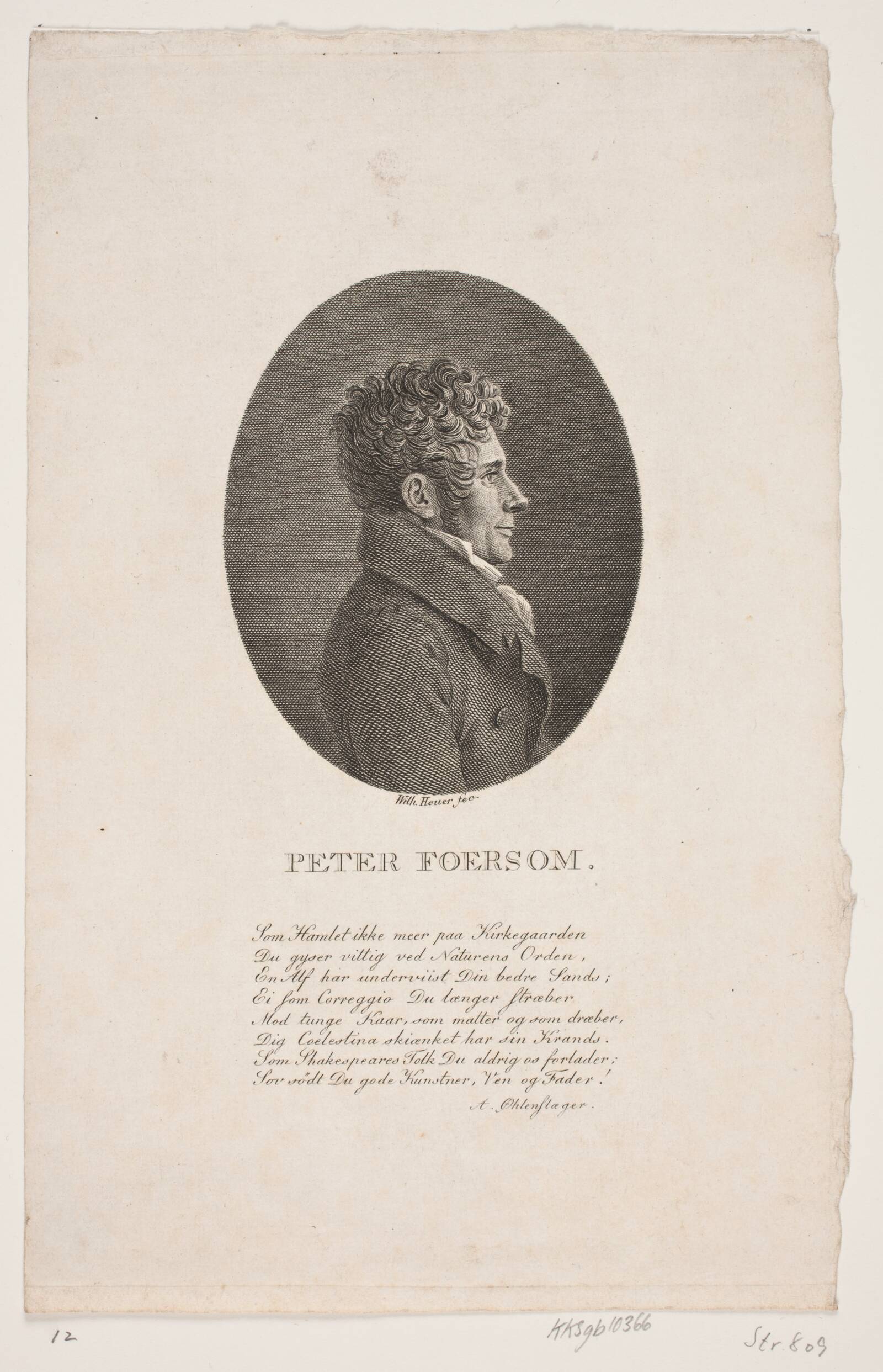 Peter Foersom, WIlhelm Heuer, 1818