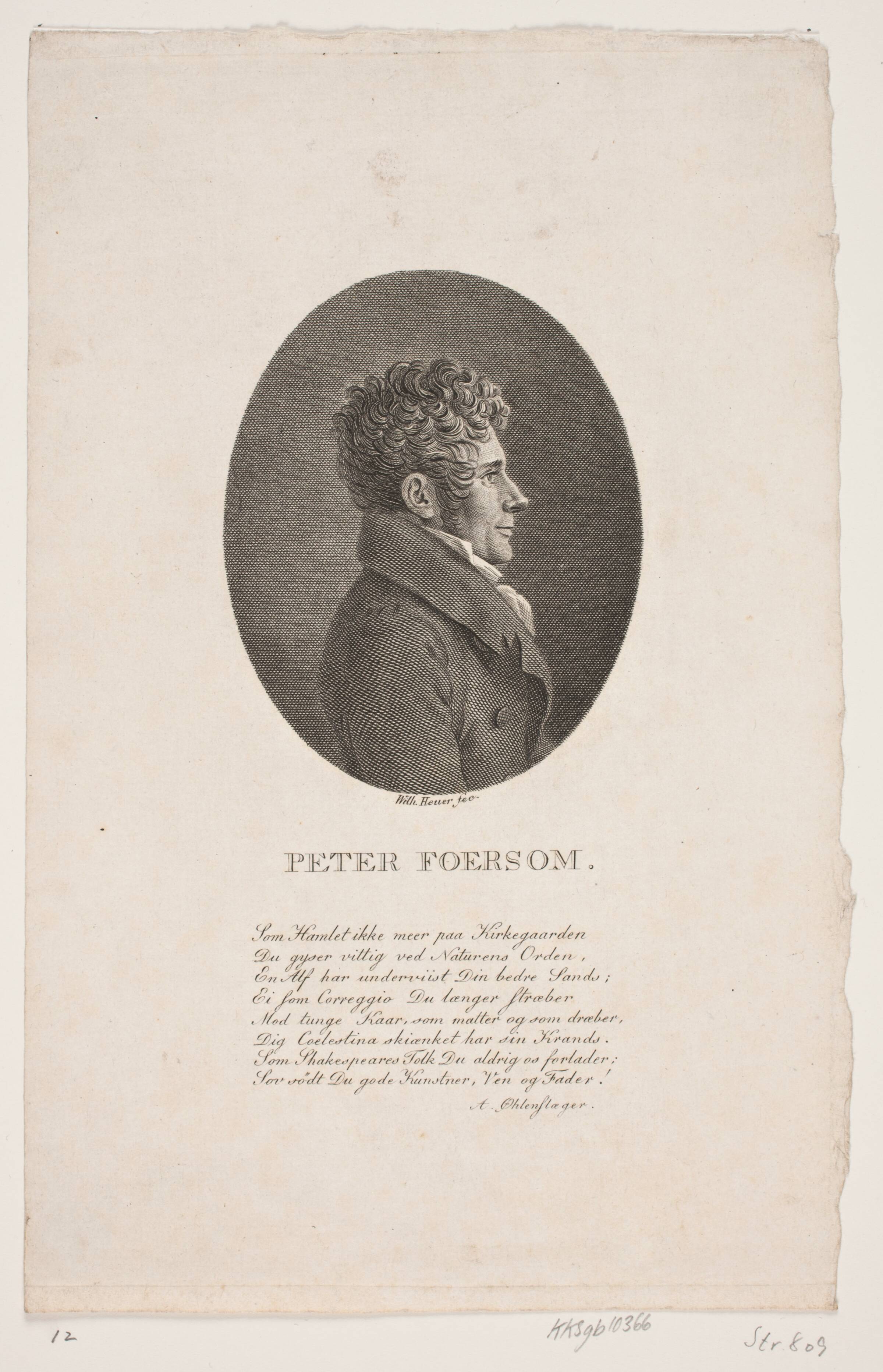 Peter Foersom, WIlhelm Heuer, 1818