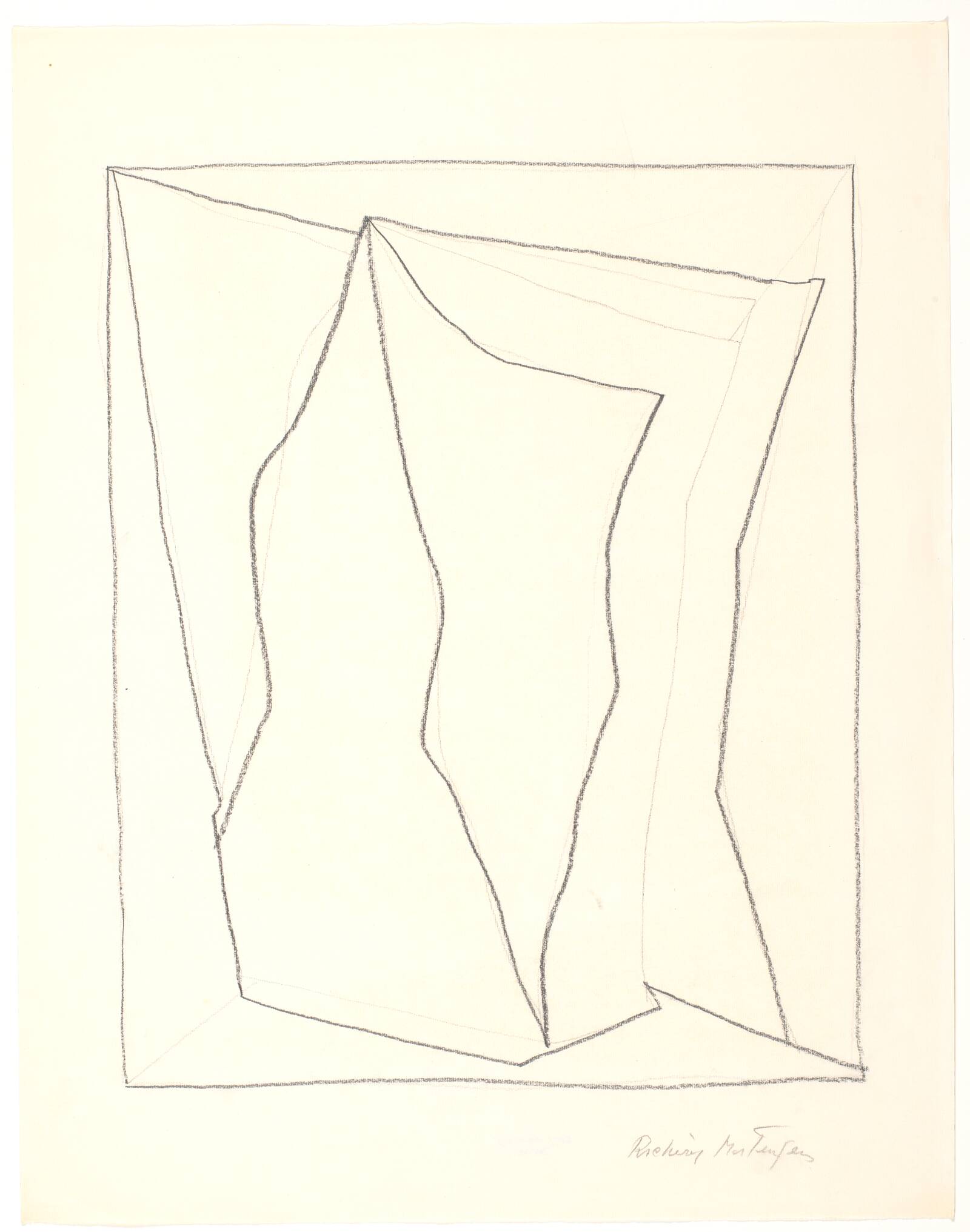 Uden titel, Richard Mortensen, 1956-1958
